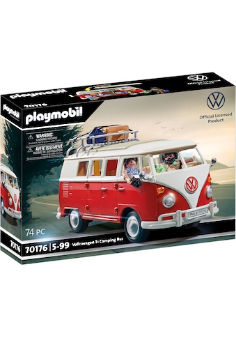 Playmobil® Konstruktions-Spielset »Volkswagen T1 Camping Bus (70176) VW Lizenz«, (74 St.) kaufen