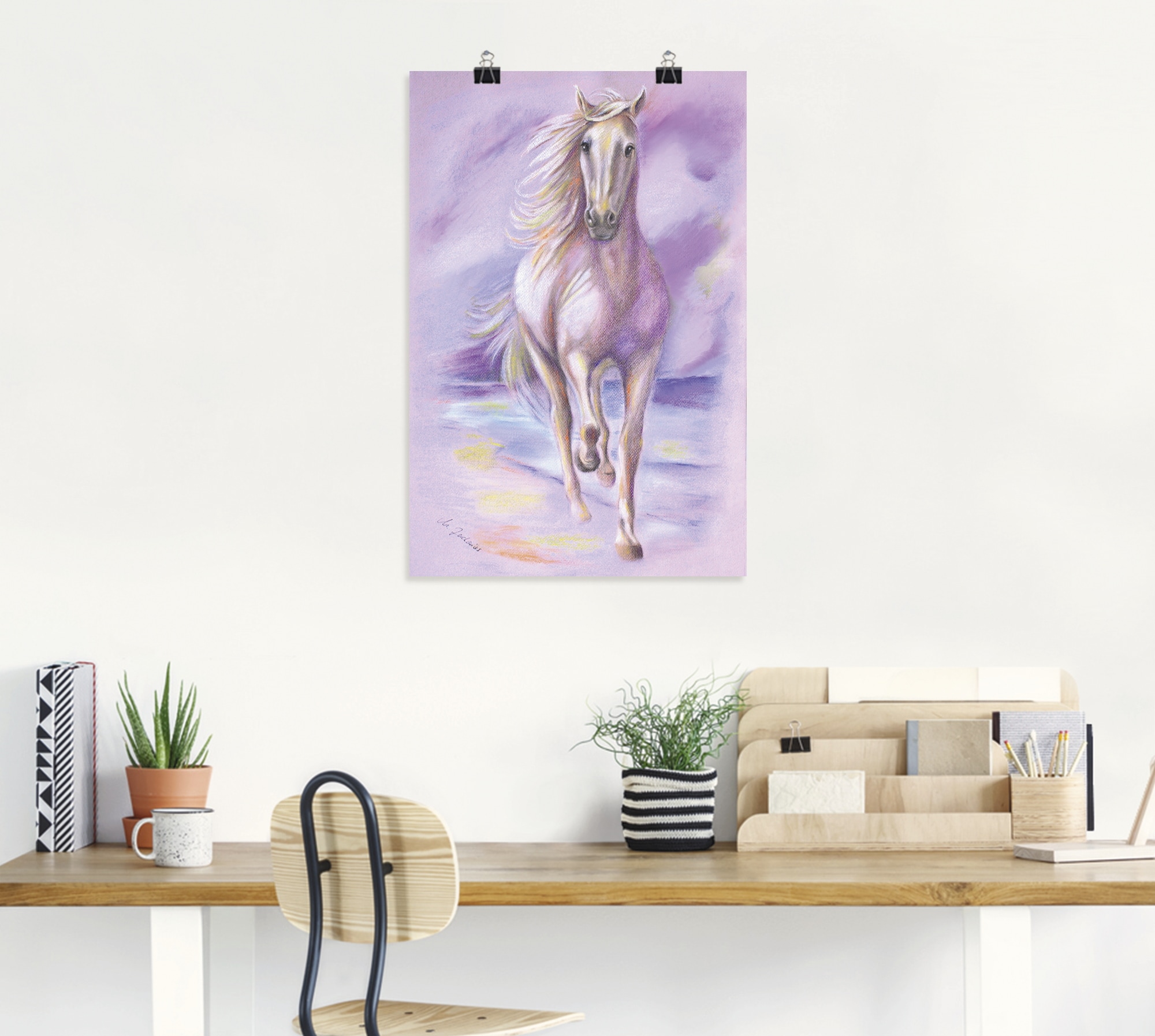 Artland Wandbild »Traumpferd«, Haustiere, (1 St.), als Leinwandbild, Poster in verschied. Grössen