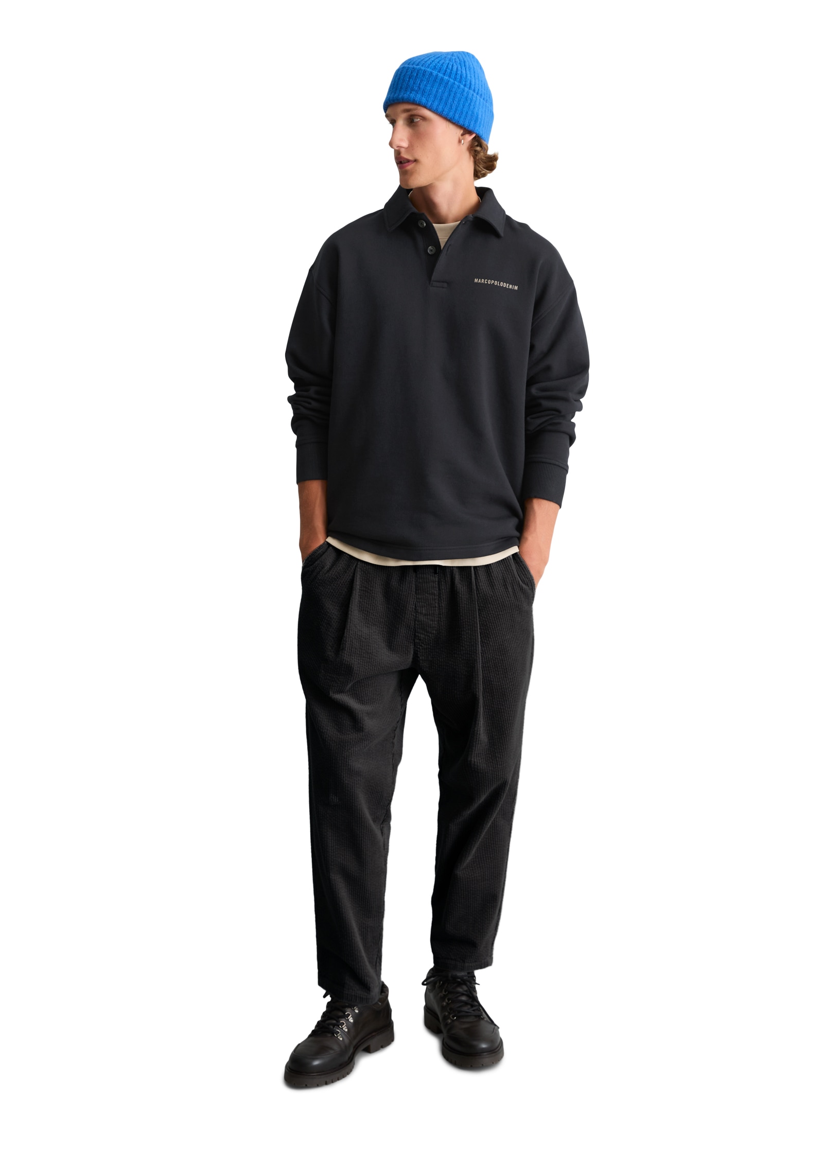 Marc O'Polo DENIM Sweat-shirt , relaxed en coton bio pur
