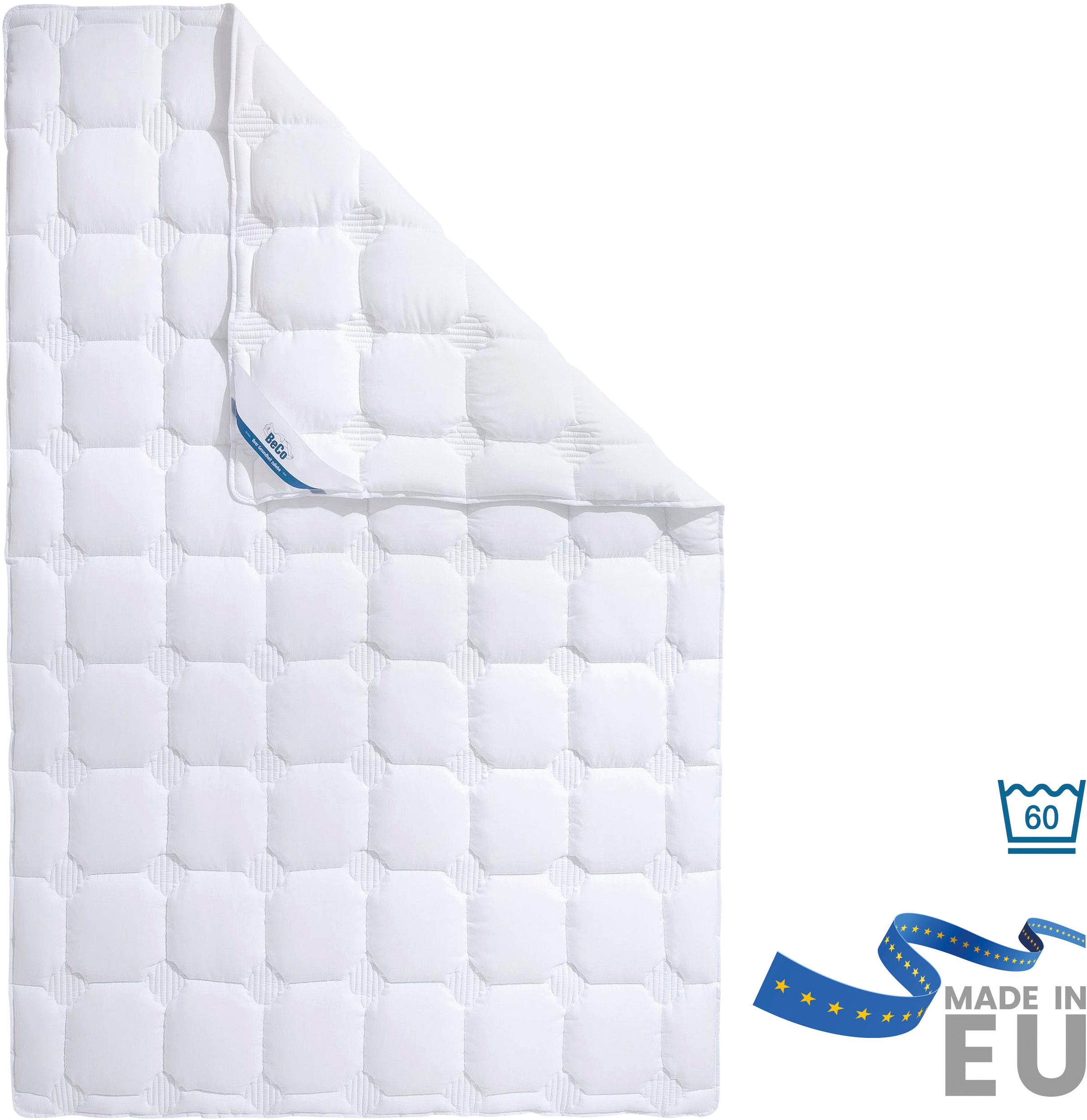 Image of Beco Microfaserbettdecke "Medibett Cotton Soft, Bettdecken für Sommer und Winter, Decke" leicht Füllung Polyester 1 Stk. tlg. Bettdecke 135x200 cm, allergiker geeignet (Hausstauballerker)