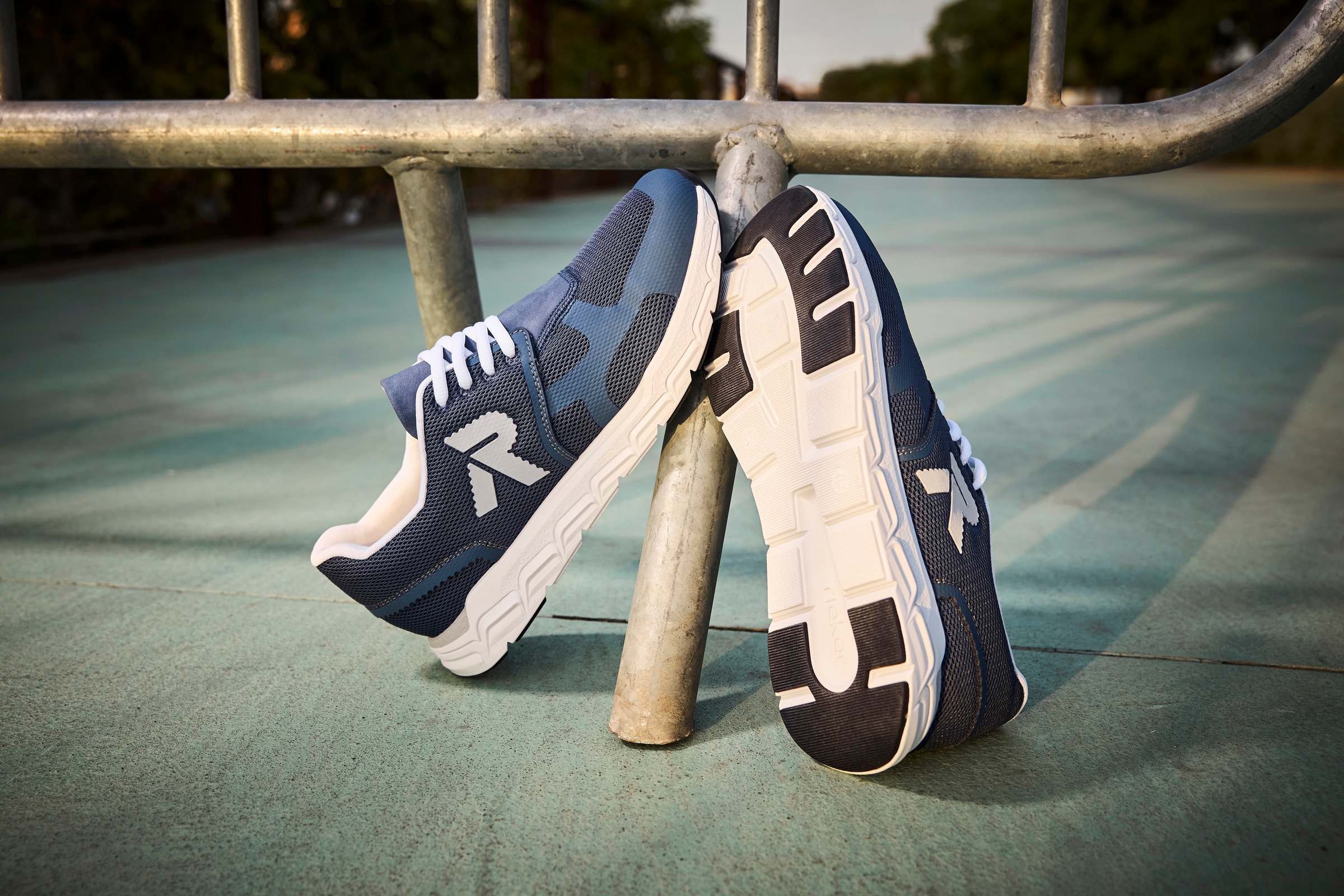 RIEKER Sport Slip-On Sneaker »Preston«  Freizeitschuh, Halbschuh, Schlupfschuh mit Gummizug