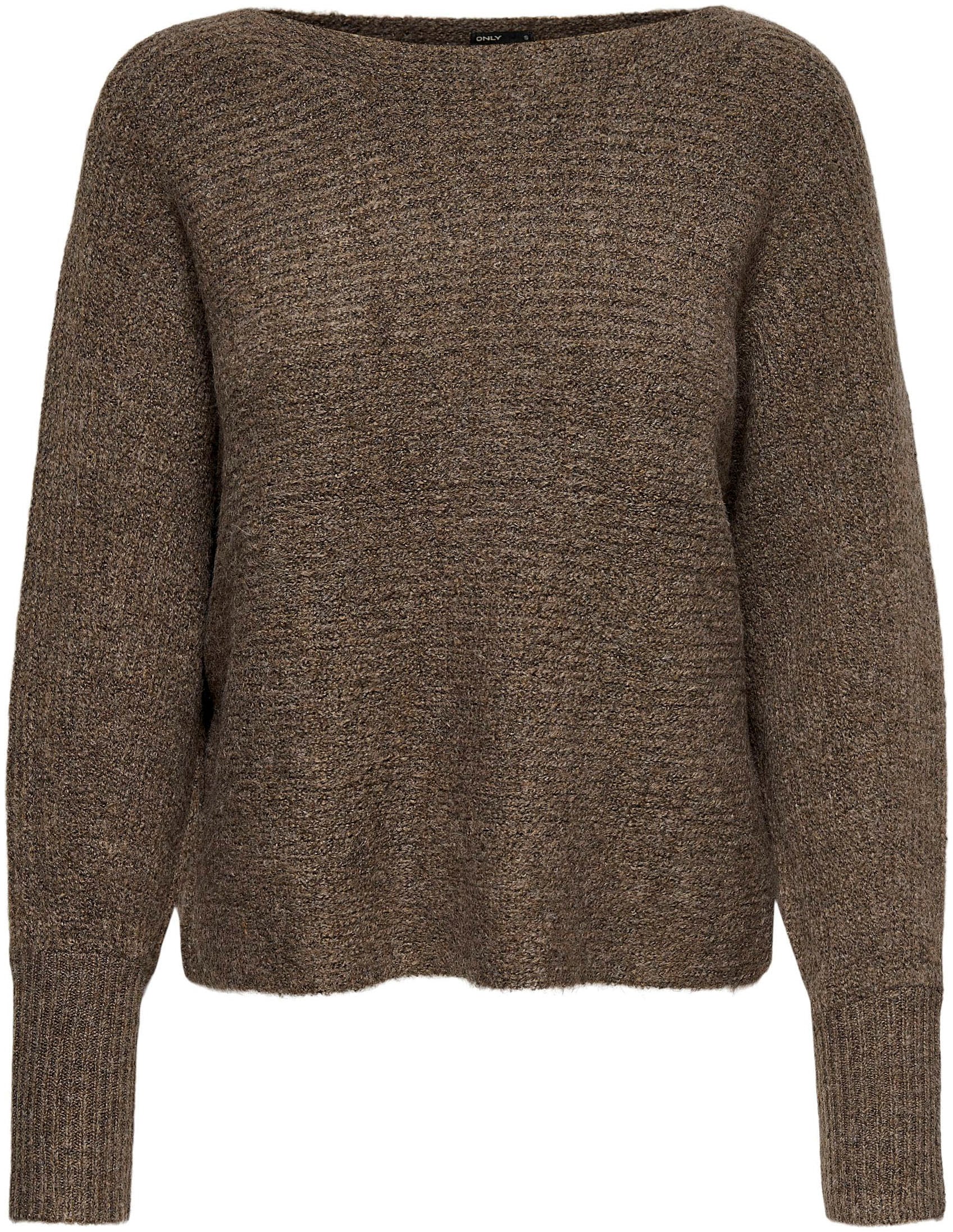 ONLY Strickpullover »ONLDANIELLA L/S PULLOVER KNT NOOS« Materialmix, regular fit