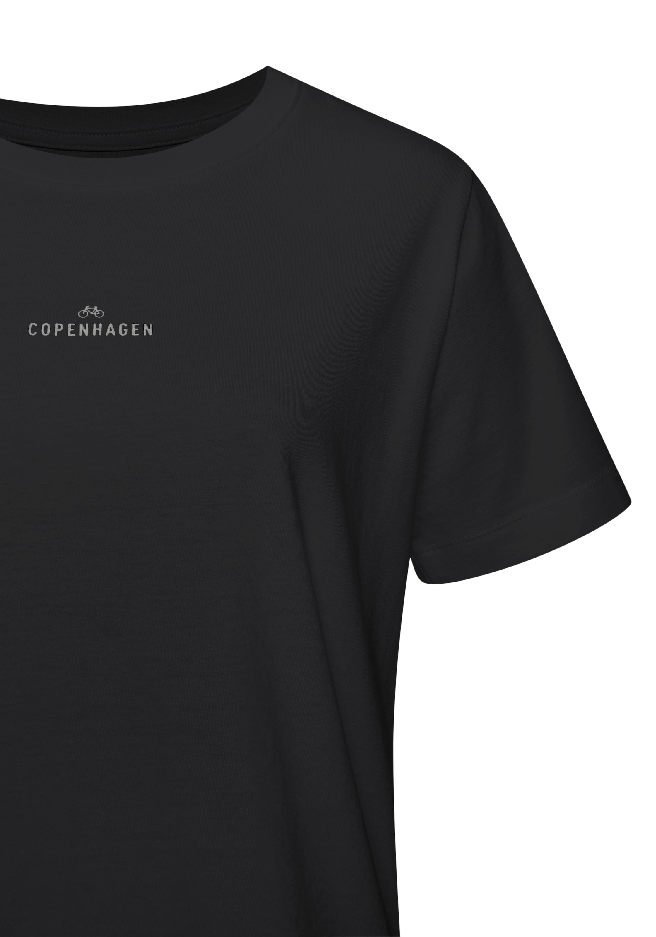 Copenhagen Studios T-Shirt »mit dezentem Logoprint vorn«, aus softer Jersey-Qualität mit Bio-Baumwolle