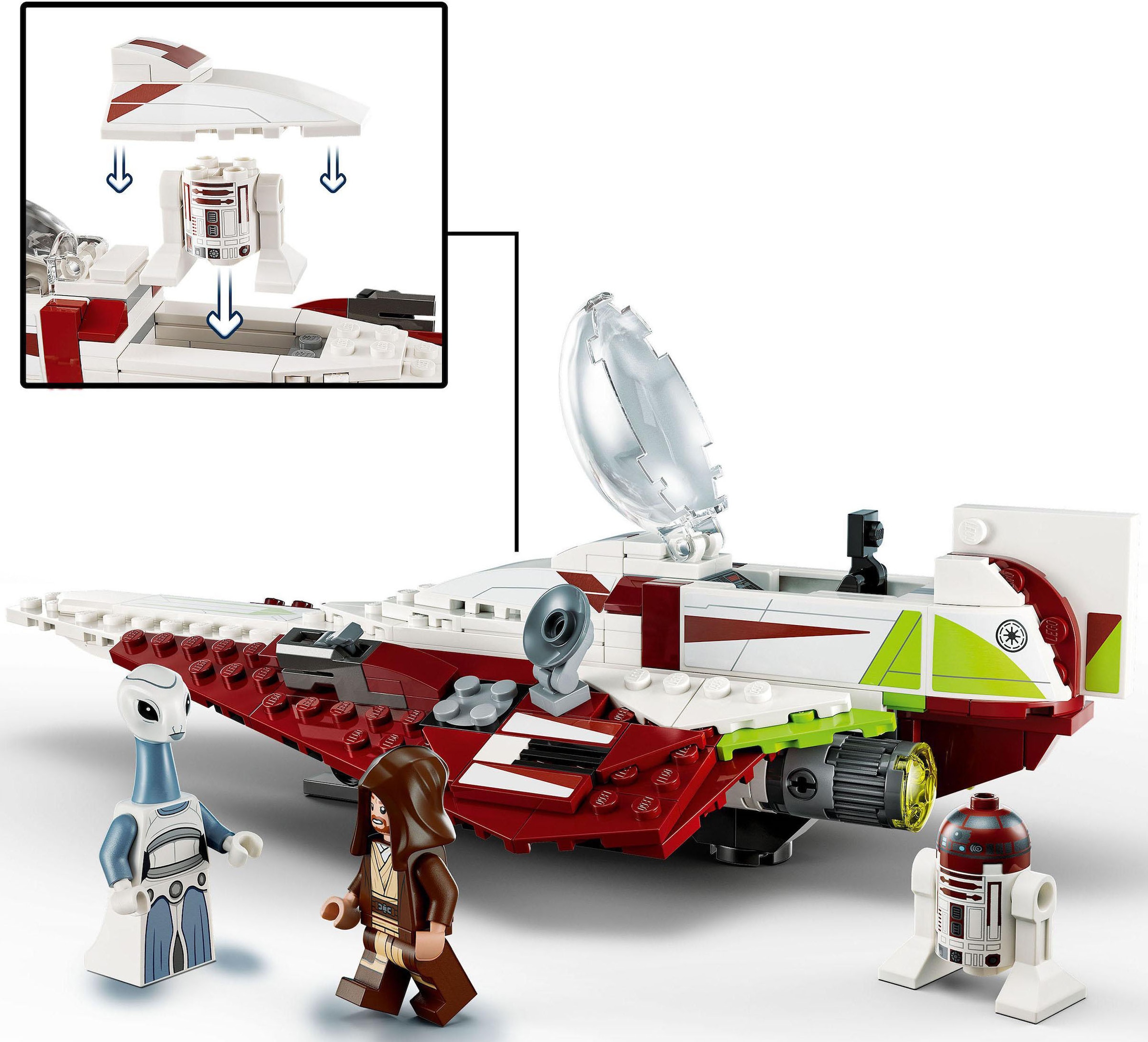 LEGO® Pions de construction »Obi-Wan Kenobis Jedi Starfighter™ (75333), LEGO® Star Wars™« Made in Europe