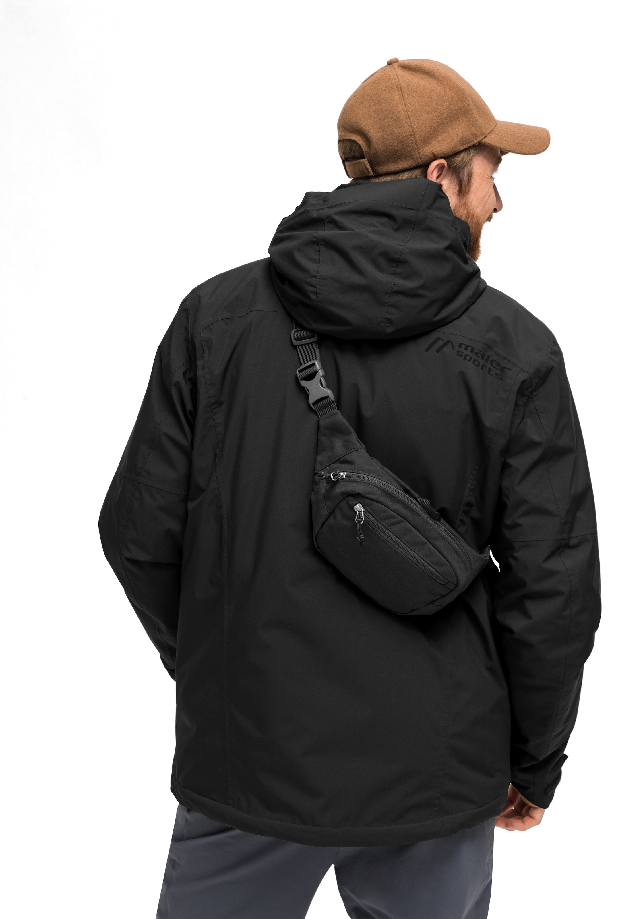Maier Sports Outdoorjacke »Metor Therm Rec M« Wanderjacke, atmungsaktiv und wasserdicht, wattierte Regenjacke