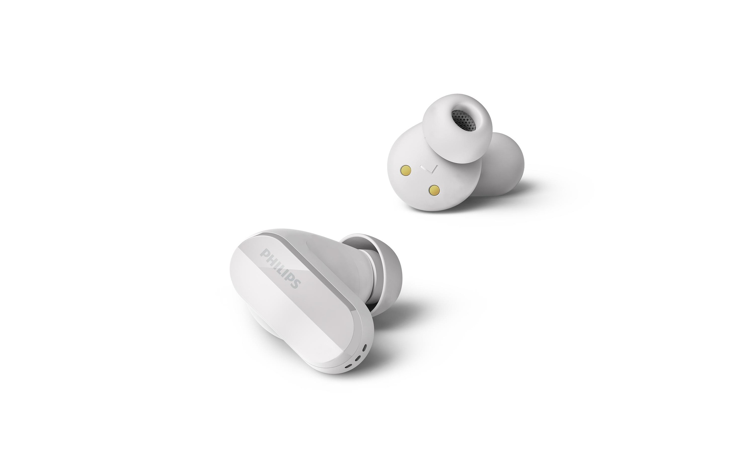 Philips wireless In-Ear-Kopfhörer »True Wireless In-Ear-Kopfhörer TAT3508WT Weiss«, Adaptive Noise-Cancelling