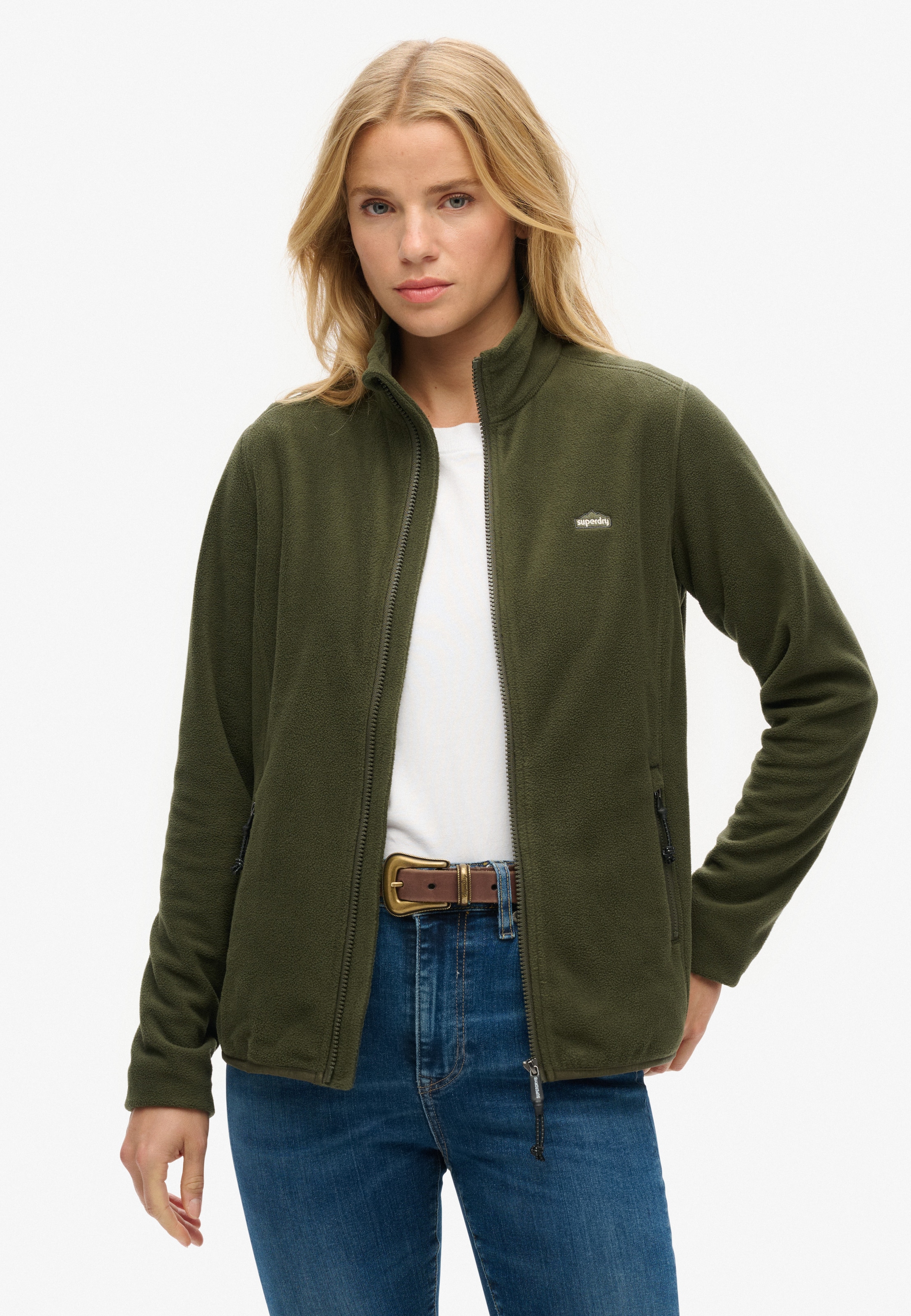 Superdry Sweatjacke »POLAR FLEECE FULL ZIP«