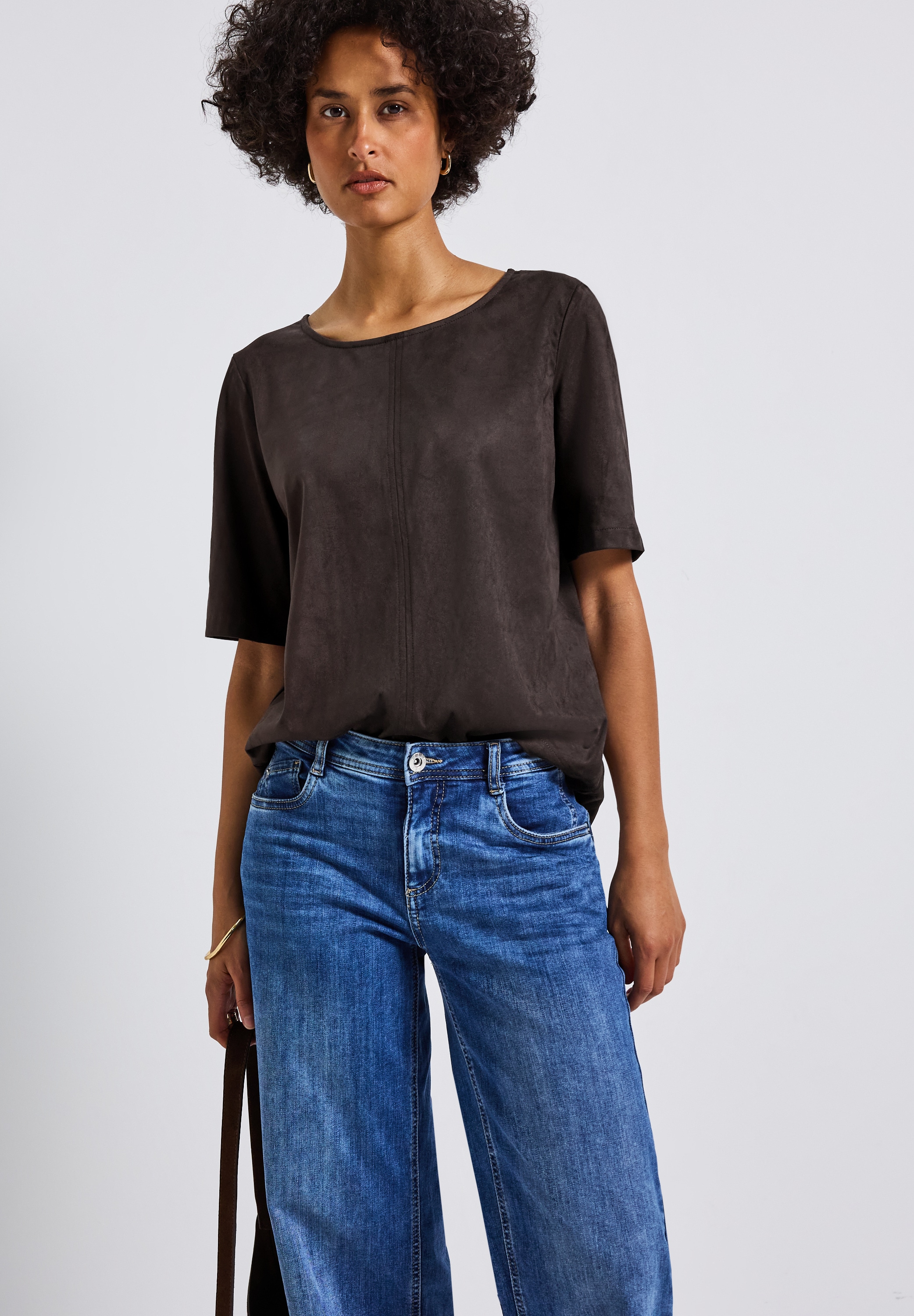 STREET ONE Shirtbluse, mit Seitenschlitzen