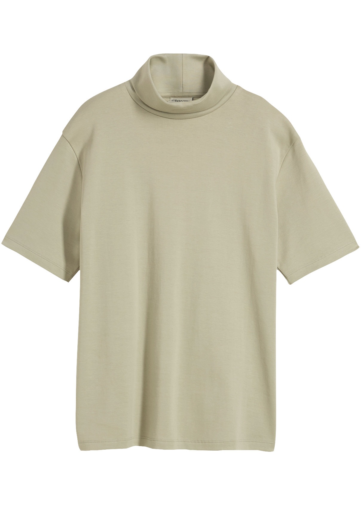bonprix T-shirt à col roulé silhouette carrée, col montant, coupe oversize