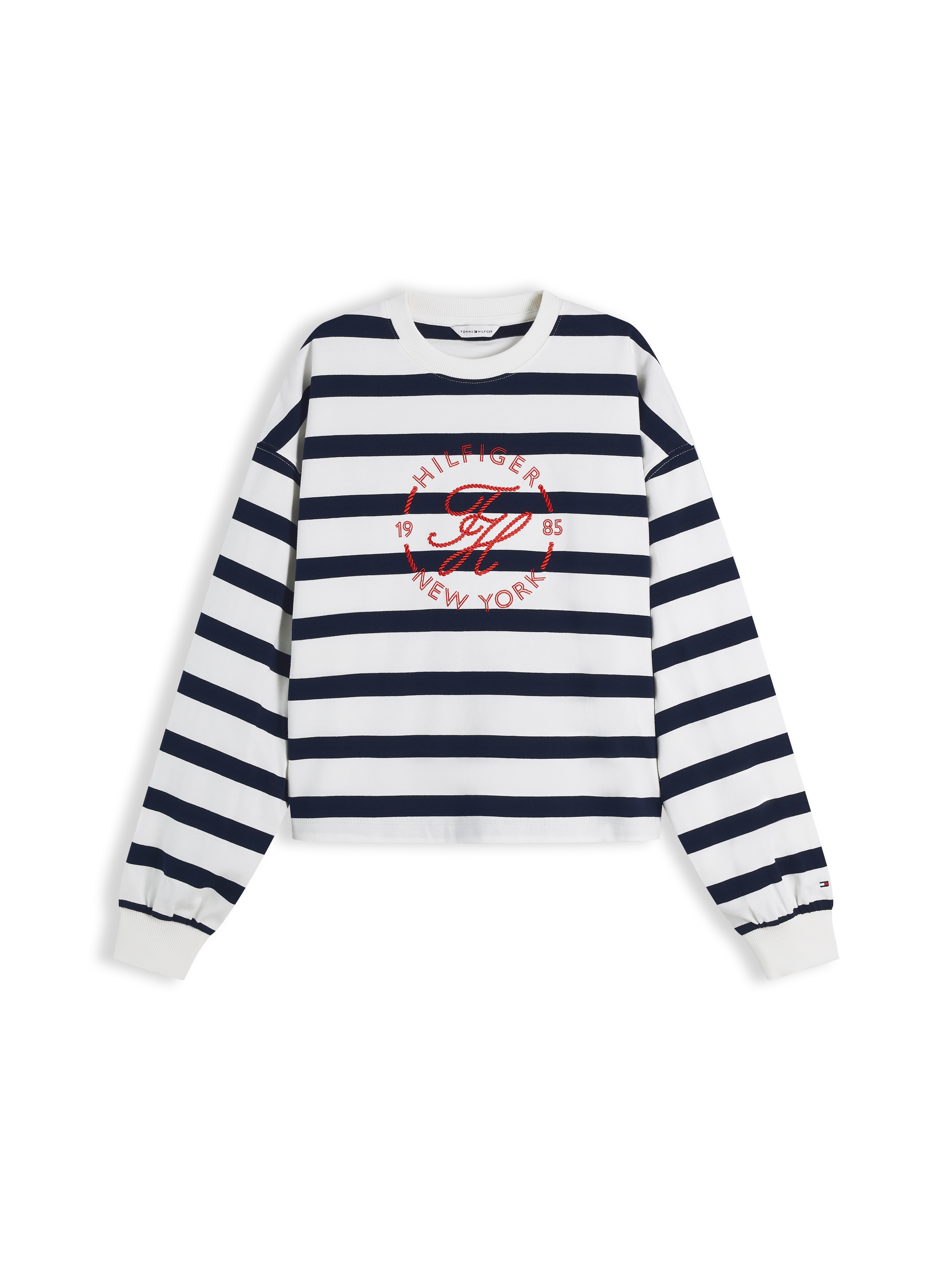 Tommy Hilfiger Sweat-shirt »TH Relaxed Fit Rundhals-Sweatshirt«, coton, coupe décontractée
