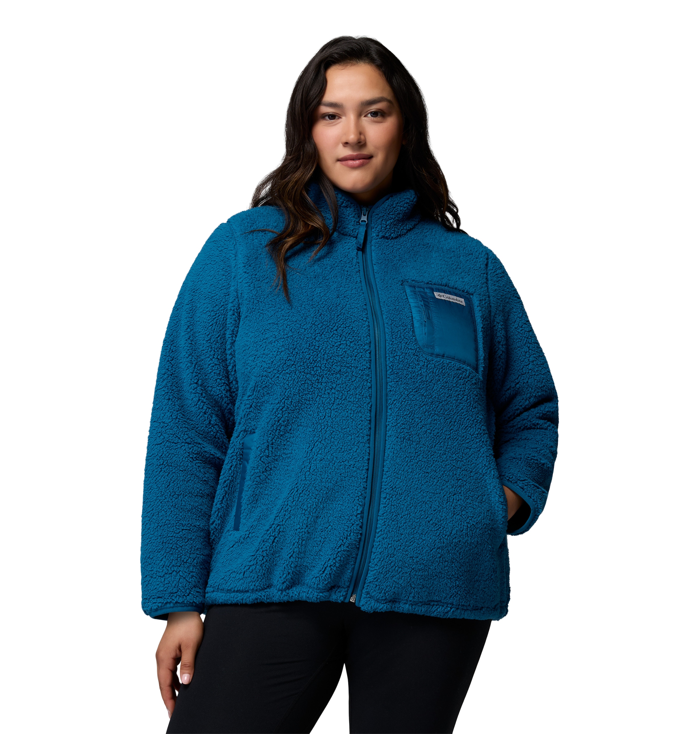 Columbia Veste polaire »West Bend Full Zip II« design à manches longues, avec fermeture éclair, déperlant, coupe-vent