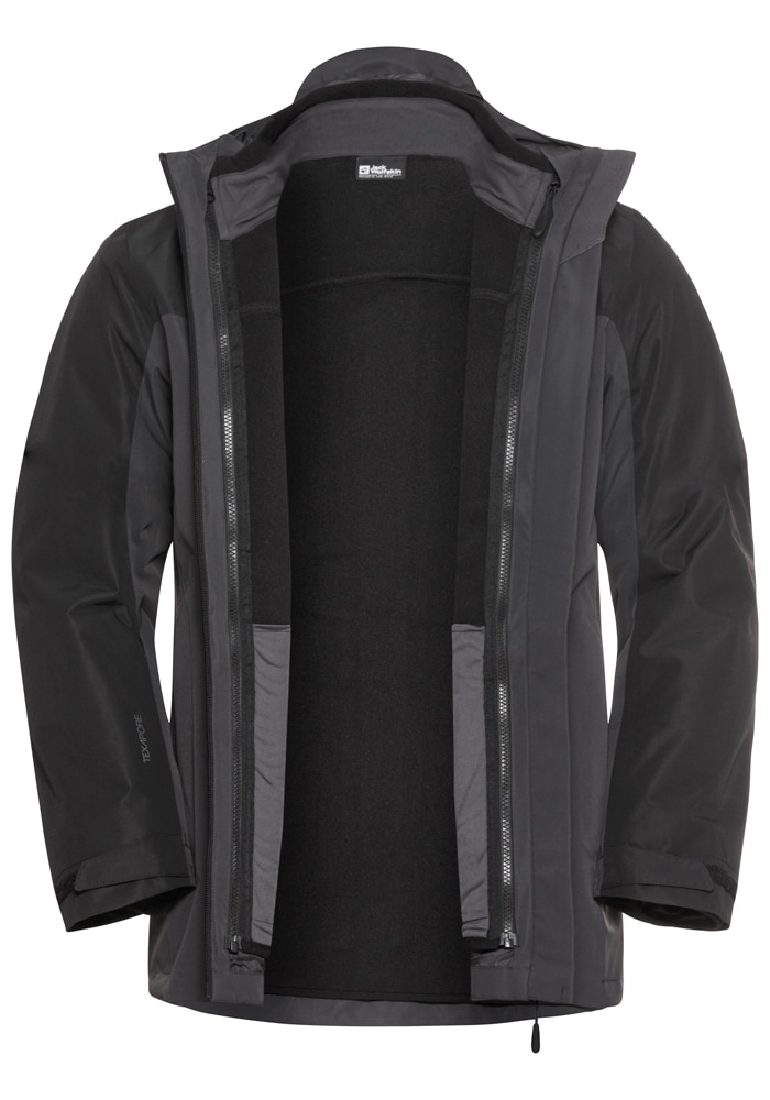 Jack Wolfskin 3-in-1-Funktionsjacke »TAUBENBERG 3IN1 JKT M«, mit Kapuze
