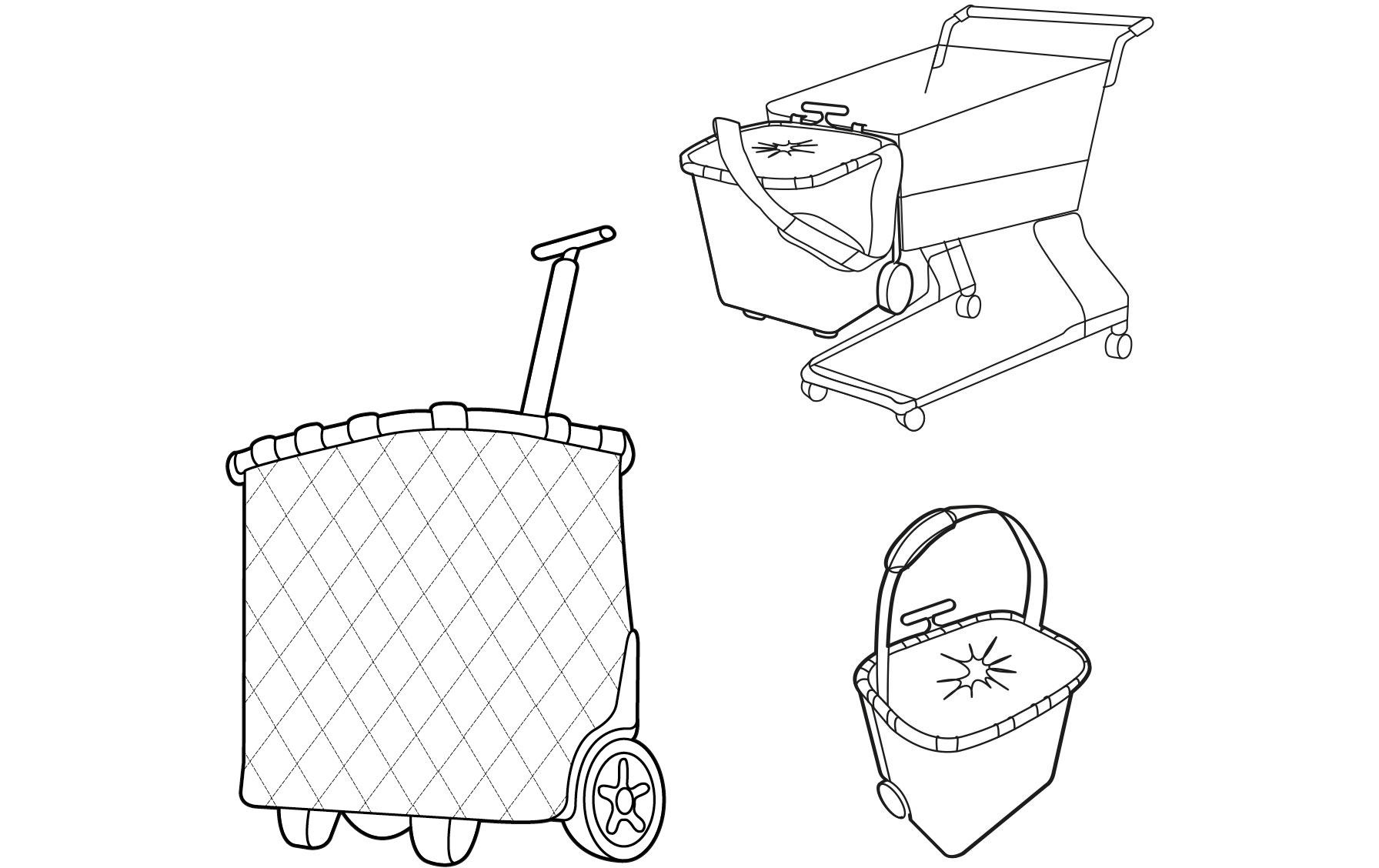 REISENTHEL® Einkaufstrolley »Carrycruiser Frame«, (1 tlg.)