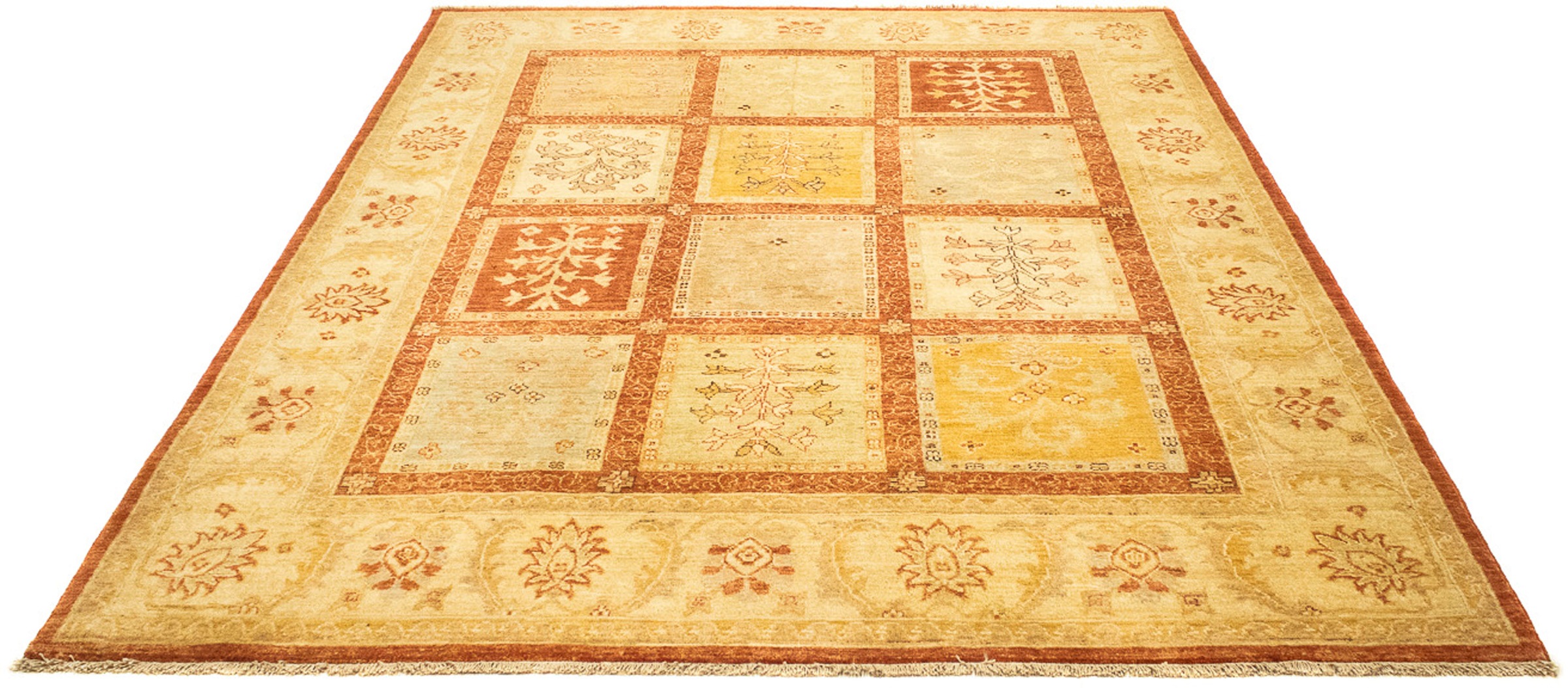 Image of morgenland Orientteppich »Ziegler - 249 x 191 cm - rost«, rechteckig, 6 mm Höhe, Wohnzimmer, Handgeknüpft, Einzelstück mit Zertifikat bei Ackermann Versand Schweiz