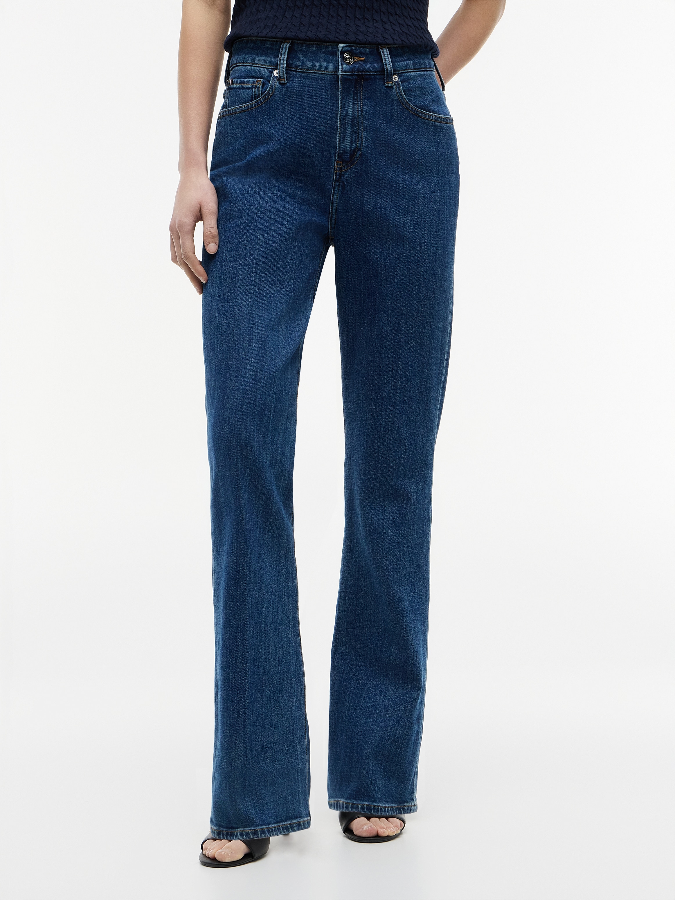 Image of Tommy Hilfiger Bootcut-Jeans "BOOTCUT RIAN RW" Baumwollmischung, Stretch, ausgestellte Beinform