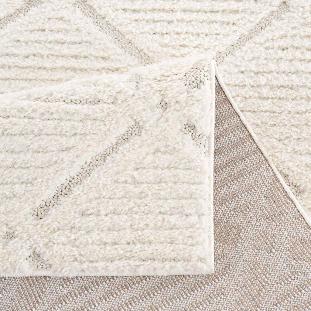 Carpet City Hochflor-Teppich »Focus 3D-Effekt Farben, kaufen bequem besonders rechteckig, weich, Uni Rauten-Optik, 2997«