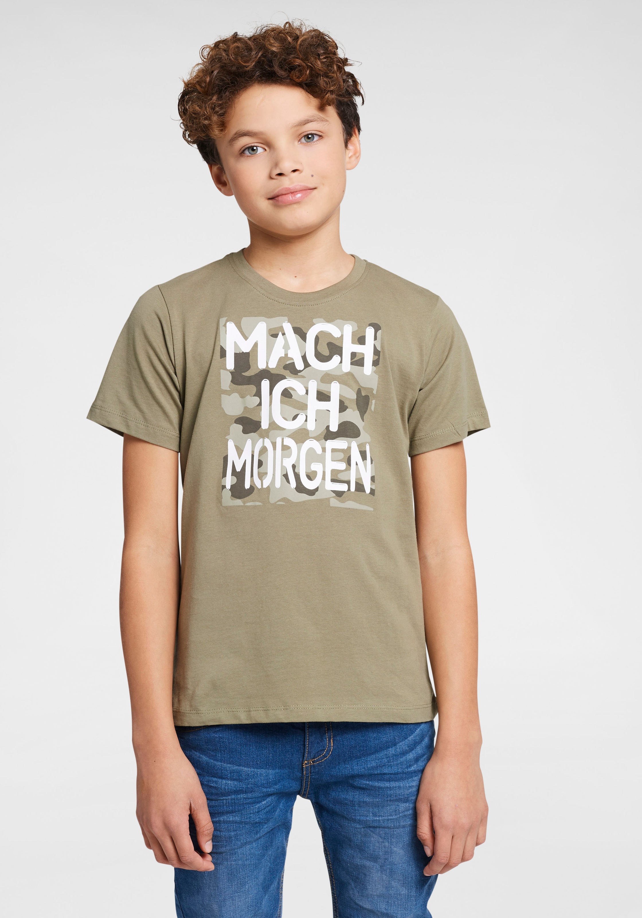 Image of KIDSWORLD T-Shirt »MACH ICH MORGEN« bei Ackermann Versand Schweiz