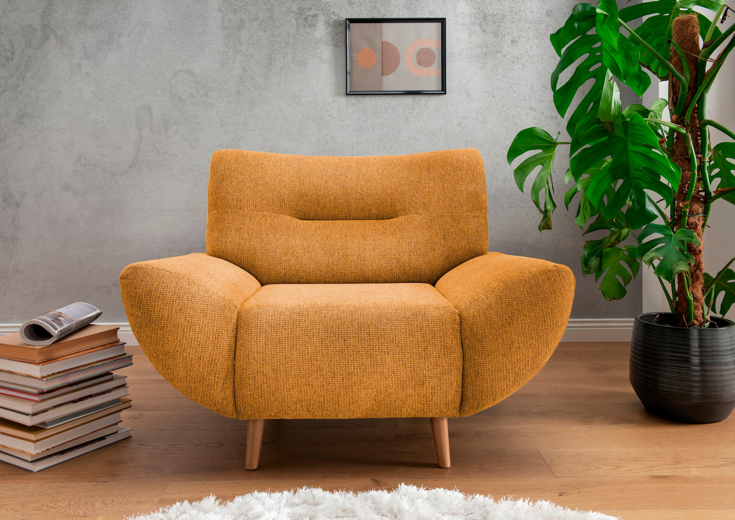 INOSIGN Polstergarnitur »Drago elegant und zeitlos, komfortabel, moderne Formensprache« Set, 3-Sitzer, 2-Sitzer und Sessel, 3 Stk. tlg. Set 3-2-1,  bequem, versch. Stoffe, inkl. 2 Zierkissen