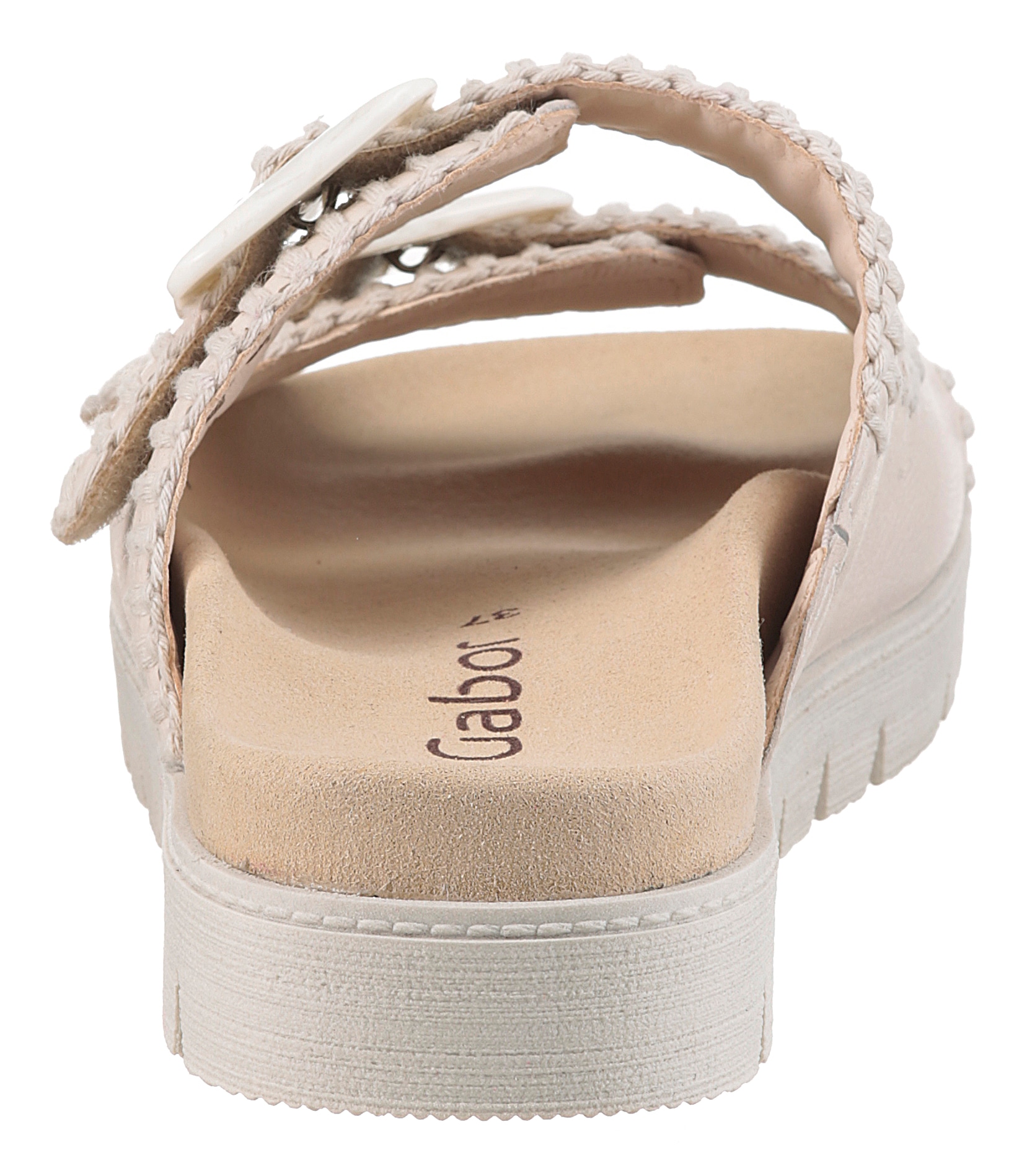 Gabor Pantolette  , Plateau, Bequemschuh, Sommerschuh mit praktischen Klettverschlüssen