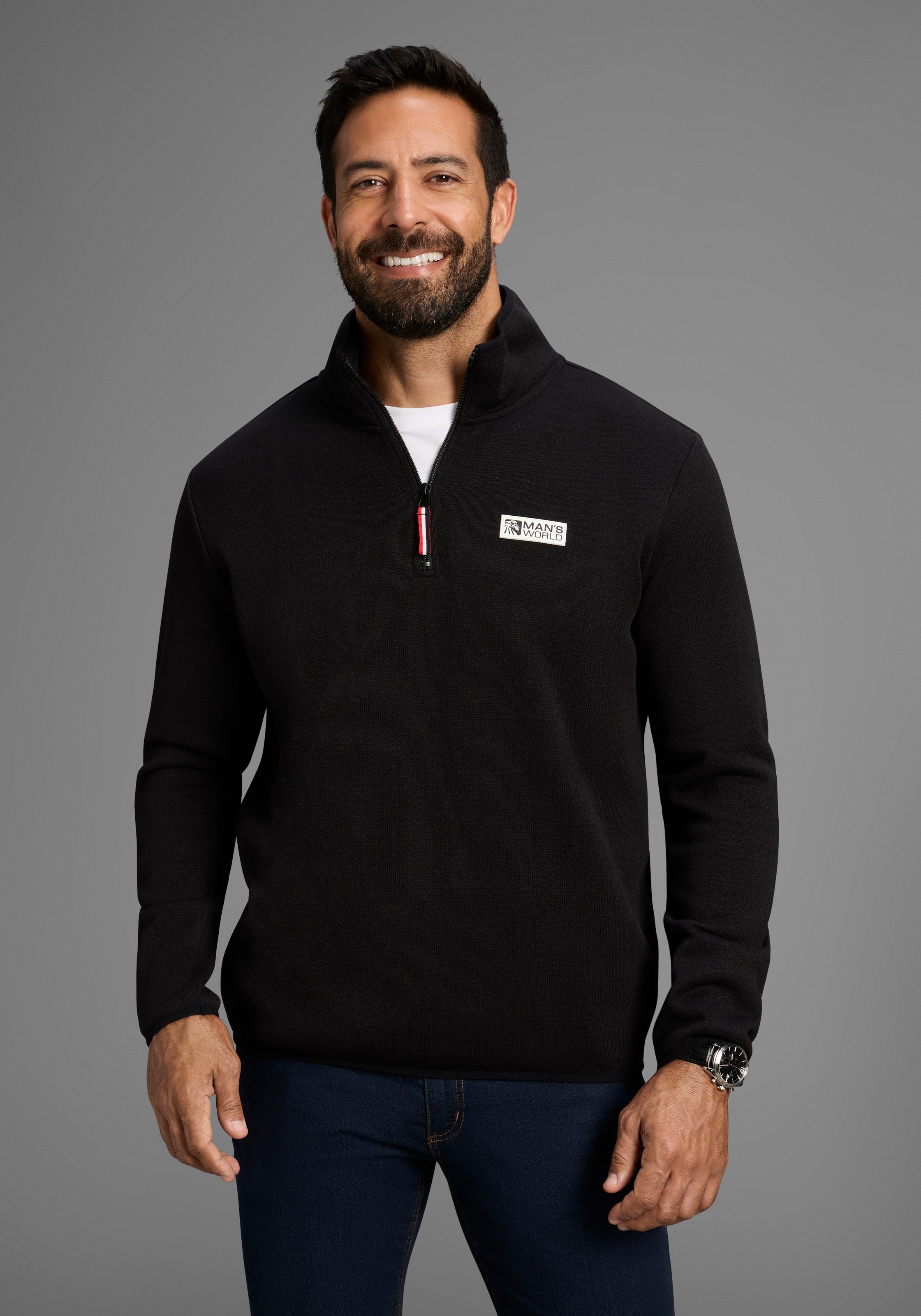 Image of Mans World Fleecepullover, Freizeit Allrounder