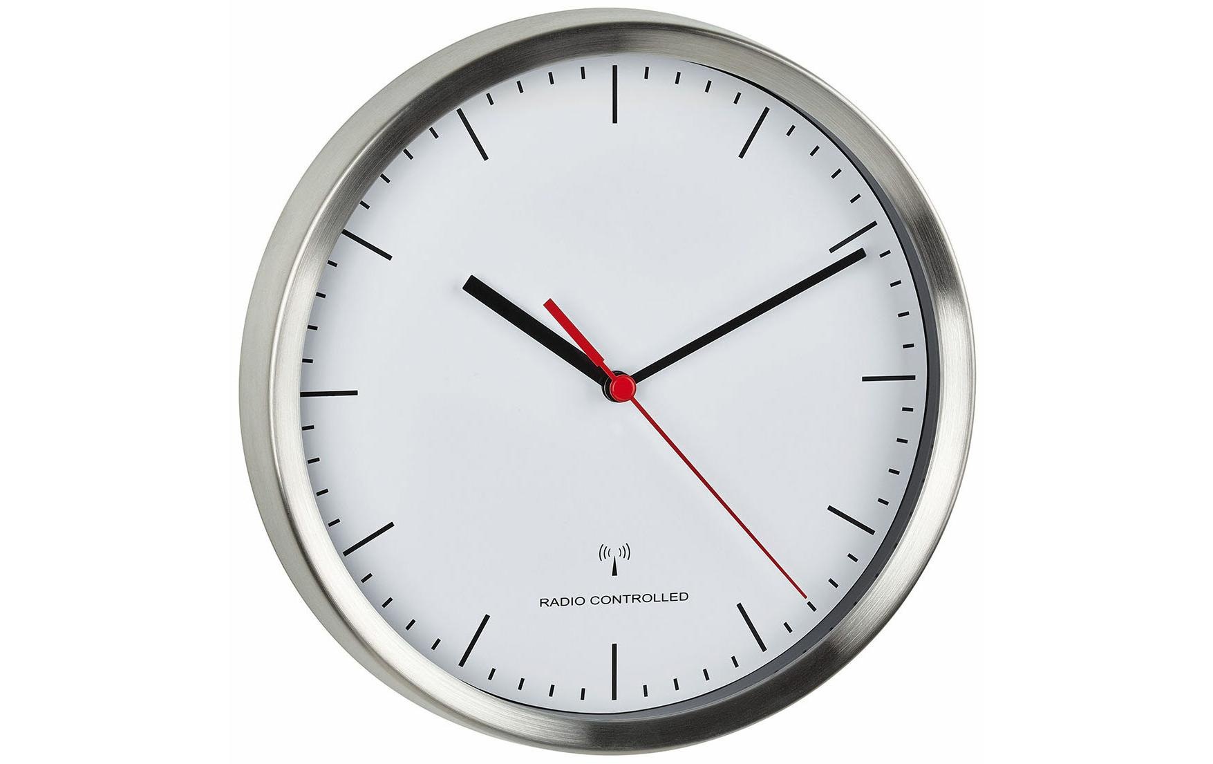 Image of TFA Dostmann Funkwanduhr "TFA Dostmann mit Edels"