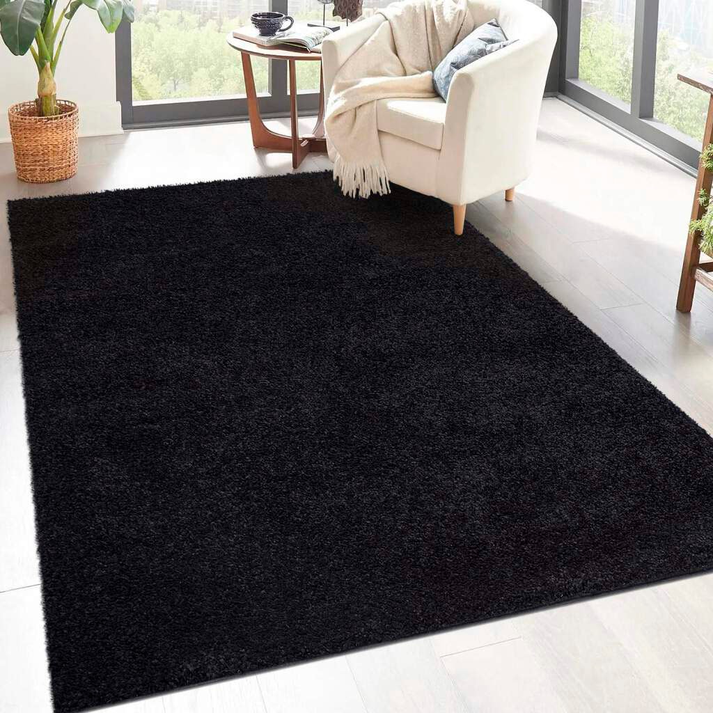 rechteckig, weich Shaggy«, Langflor Hochflor-Teppich besonders Carpet Robuster City uni, kaufen flauschig »City Teppich