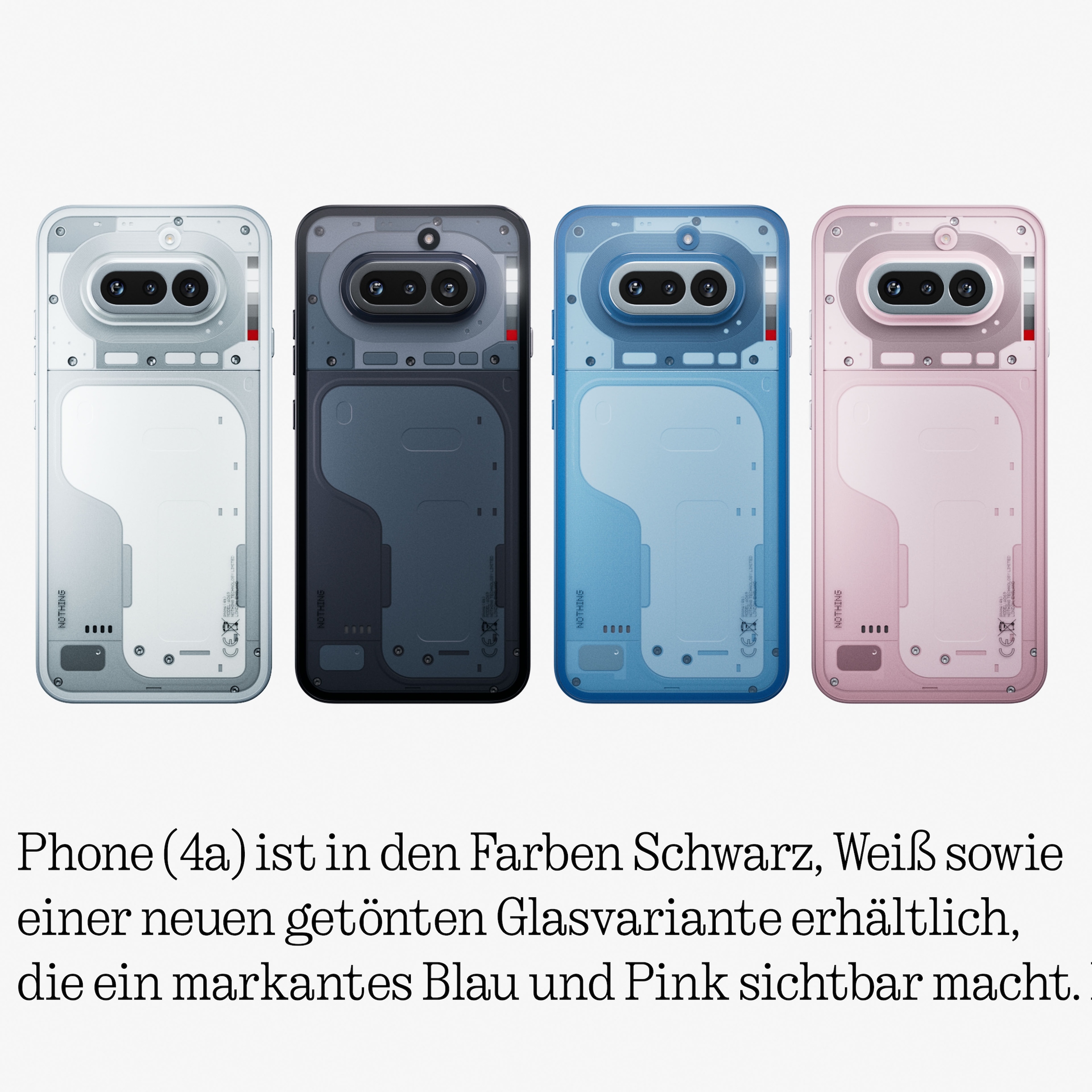 NOTHING Smartphone »Phone (4a)« weiss