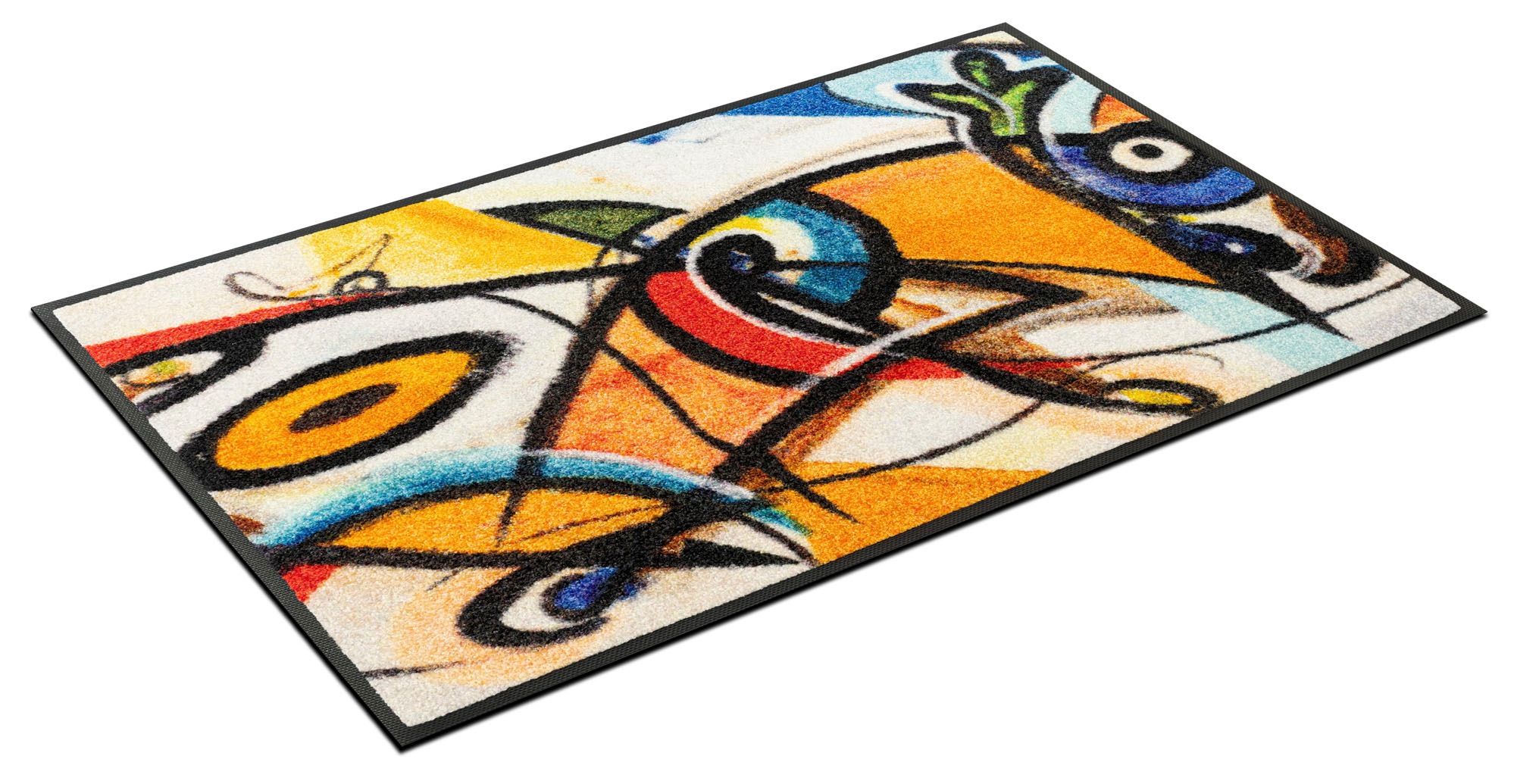 Image of wash+dry by Kleen-Tex Fussmatte »flying fish«, rechteckig, 7 mm Höhe bei Ackermann Versand Schweiz