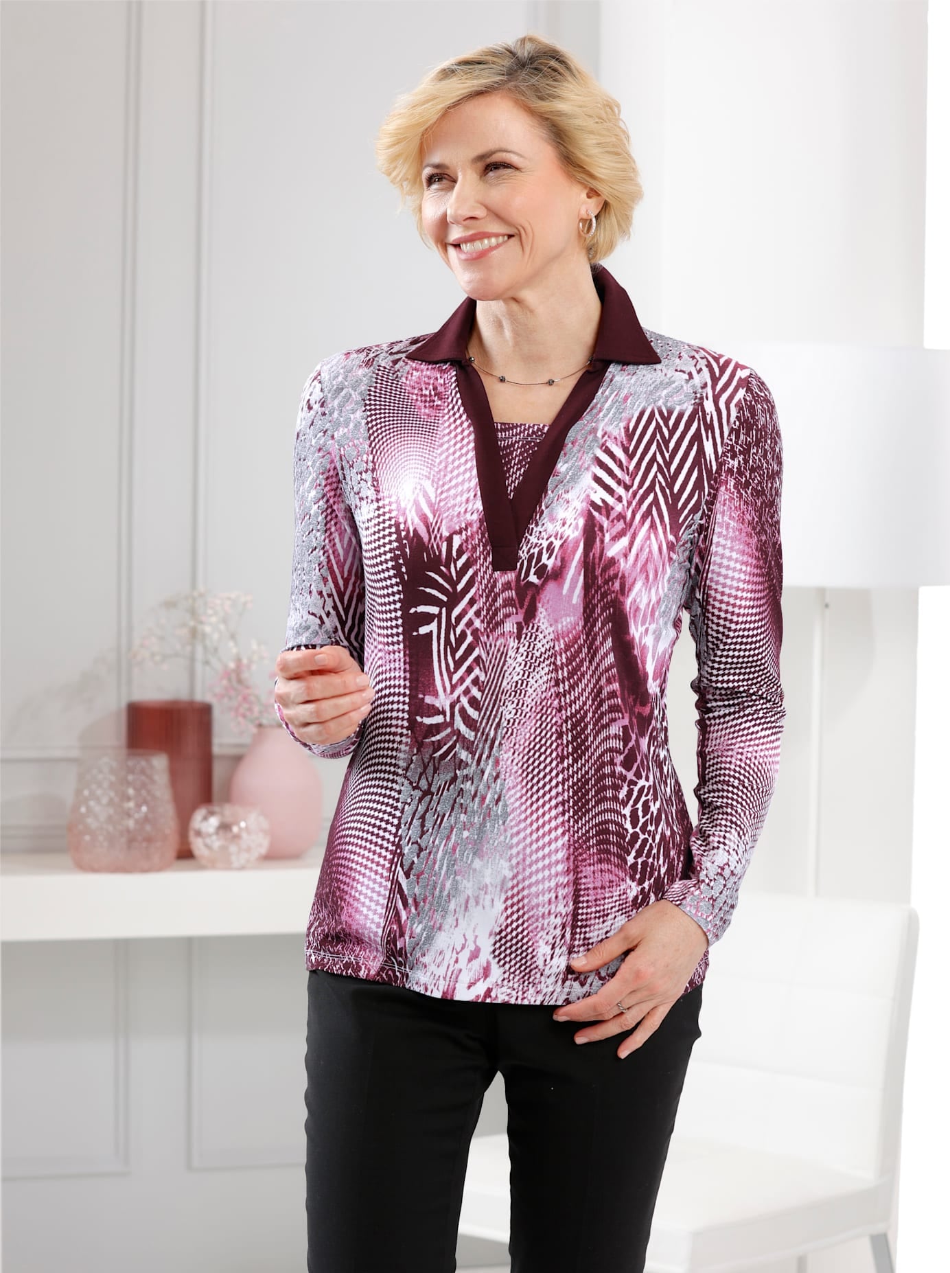 Classic 2-in-1-Shirt "Poloshirt" 1 Stk.