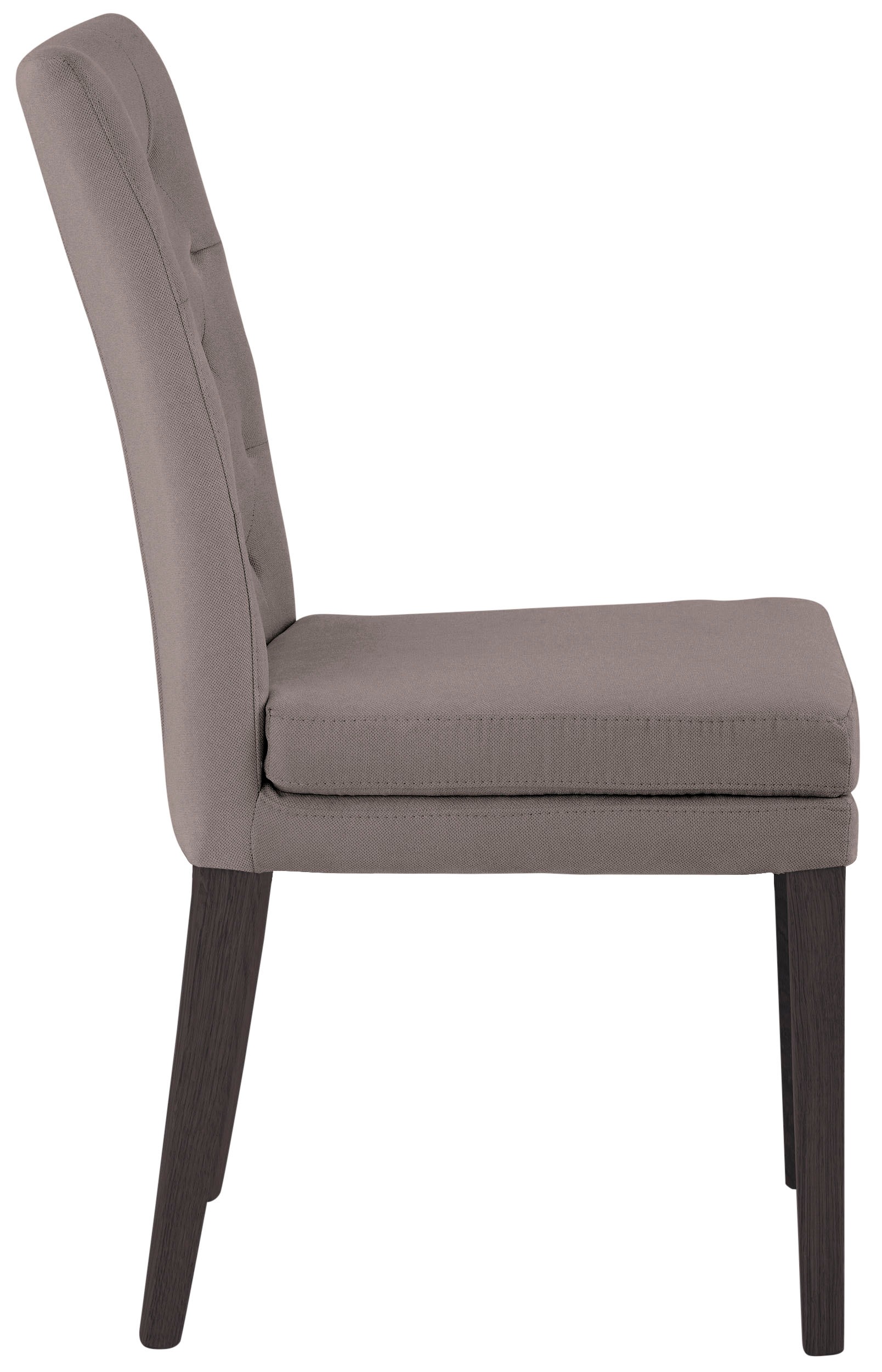 Home affaire 4-Fussstuhl »Colorado«, (Set), 2 St., Luxus-Microfaser, Beine aus Buche, wengefarben lackiert, Im 2er, 4er oder 6er-Set