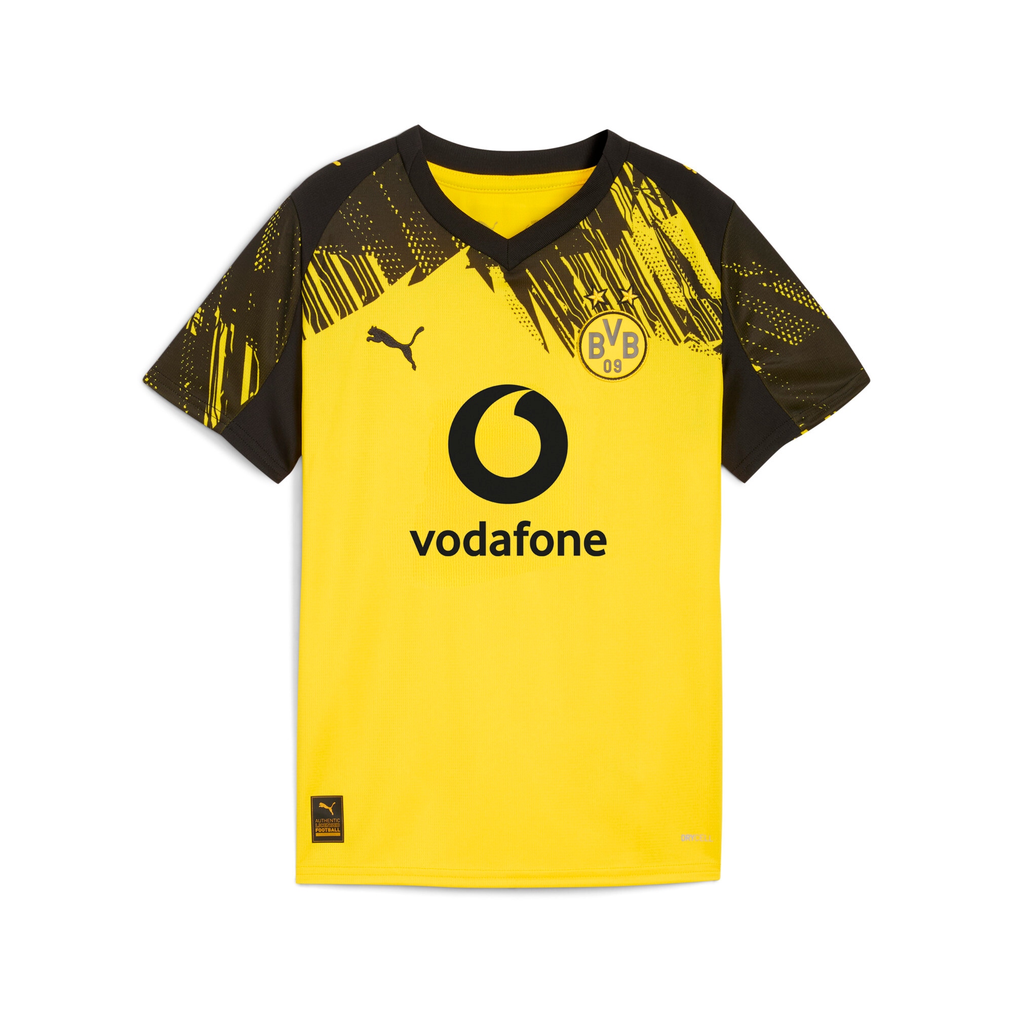 PUMA Fussballtrikot »BVB HOME JERSEY REPLICA JR WITH SPONSOR« Regular Fit, sportlicher Stil, ohne Kapuze, für Jugendliche