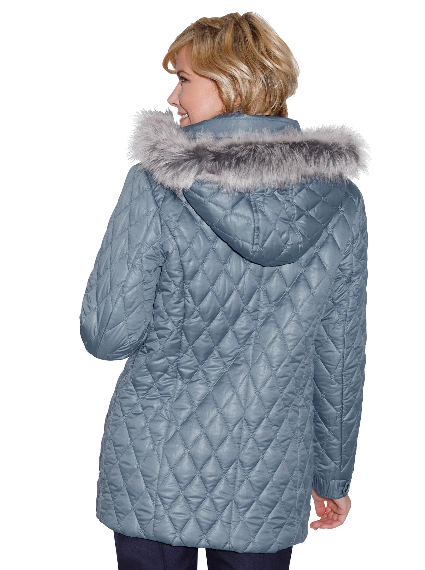 Jacke im ansprechenden Rauten-Stepp