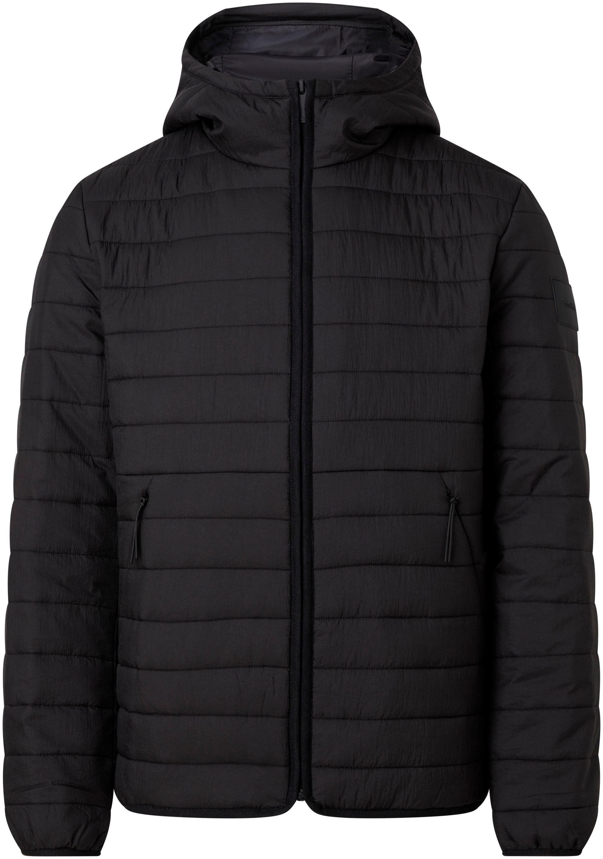 Calvin Klein Big&Tall Steppjacke »BT_QUILTED CRINKLE JACKET HOOD«, mit Kapuze