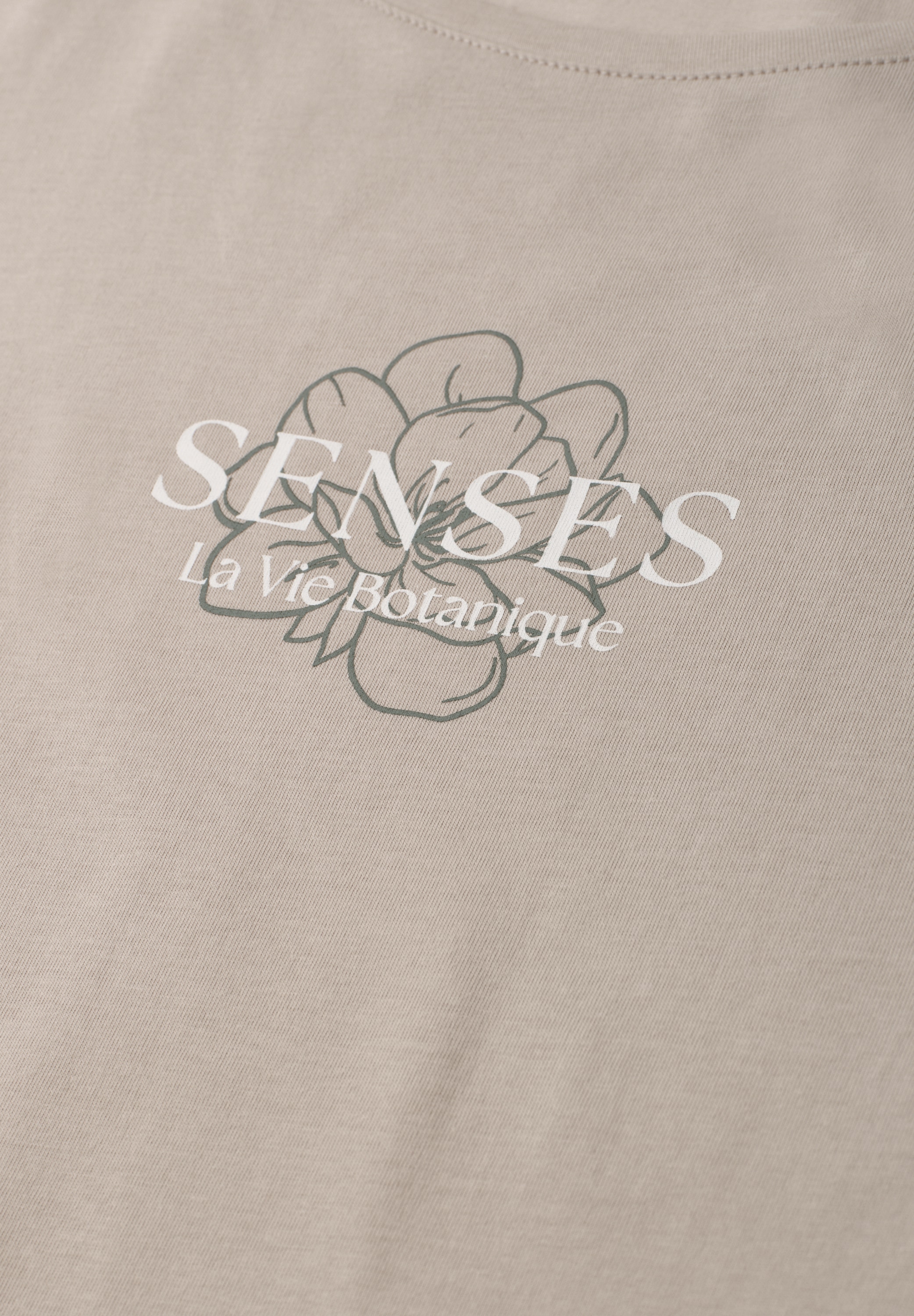 STREET ONE T-shirt à manches courtes t-shirt d'été avec motif texte