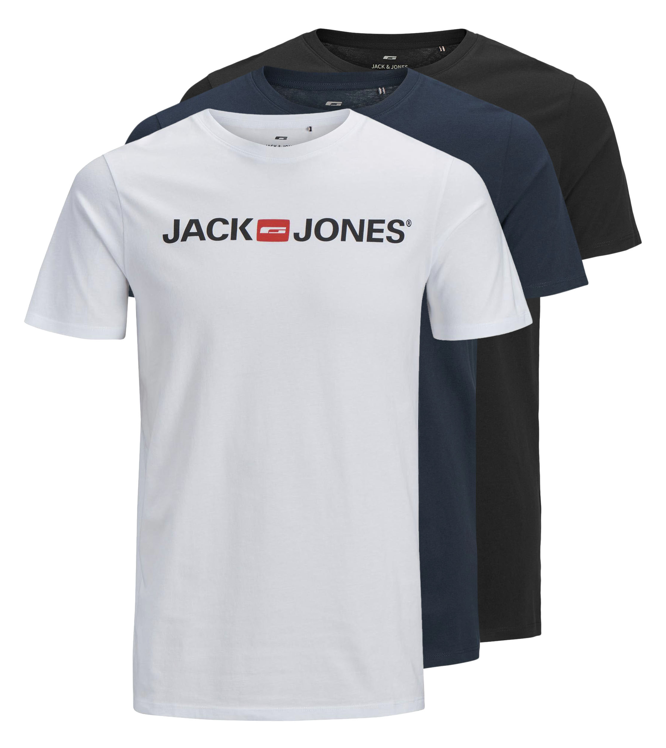 T-Shirt »CORP LOGO TEE«, (Packung, 3 tlg., 3er-Pack), 3er Packung