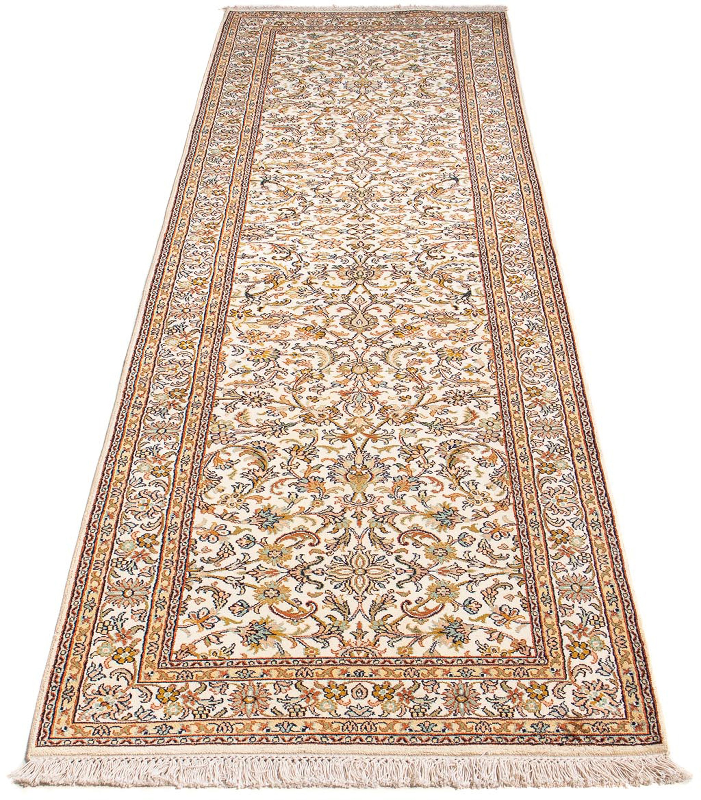 Image of morgenland Orientteppich »Perser - Classic - 270 x 77 cm - beige«, rechteckig, 10 mm Höhe, Wohnzimmer, Handgeknüpft, Einzelstück mit Zertifikat bei Ackermann Versand Schweiz