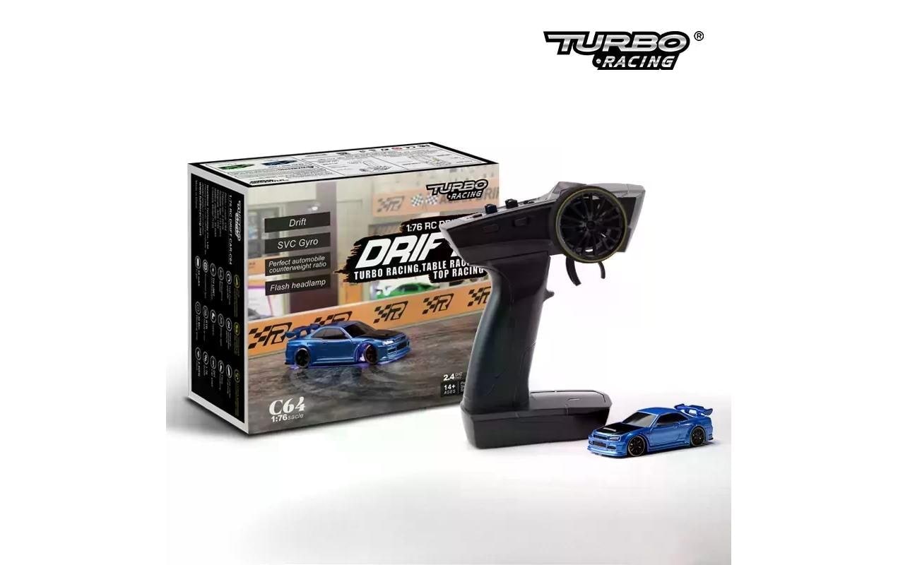   Voiture RC »Turbo Racing Micro Drift C64, Blau«