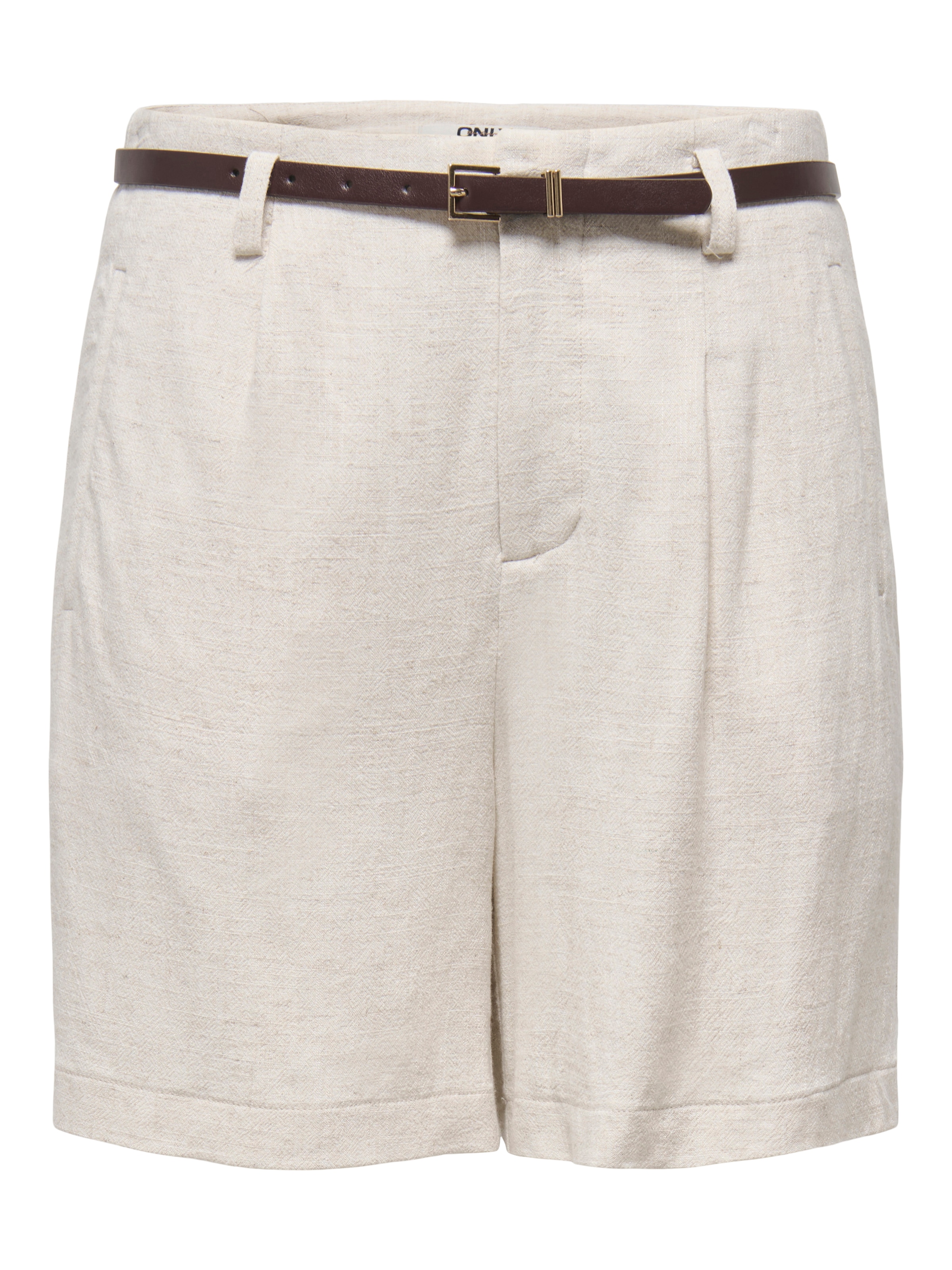 ONLY Short en chino »ONLSIESTA HW BELT LIN BL SHORTS PNT NOOS«  avec lin