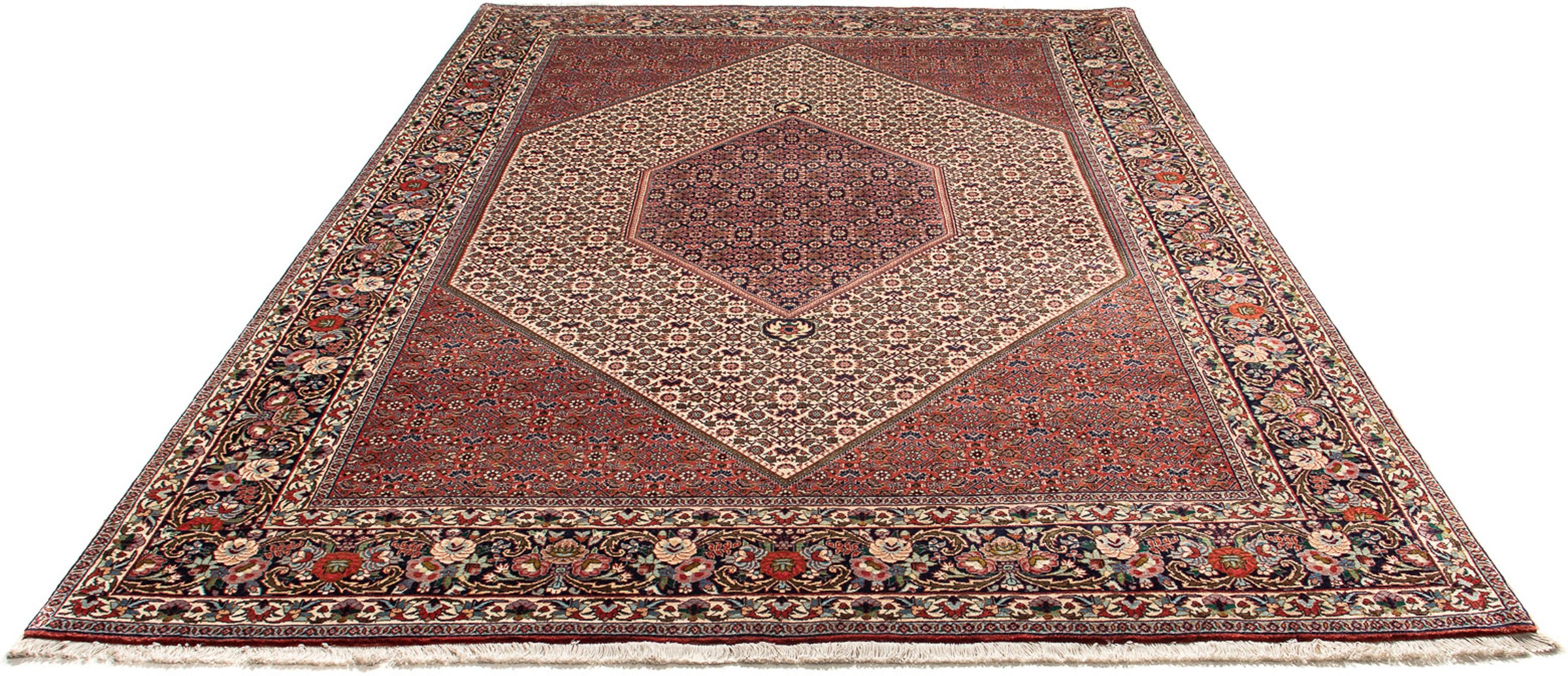 Image of morgenland Orientteppich »Perser - Bidjar - 311 x 208 cm - beige«, rechteckig, 15 mm Höhe, Wohnzimmer, Handgeknüpft, Einzelstück mit Zertifikat bei Ackermann Versand Schweiz
