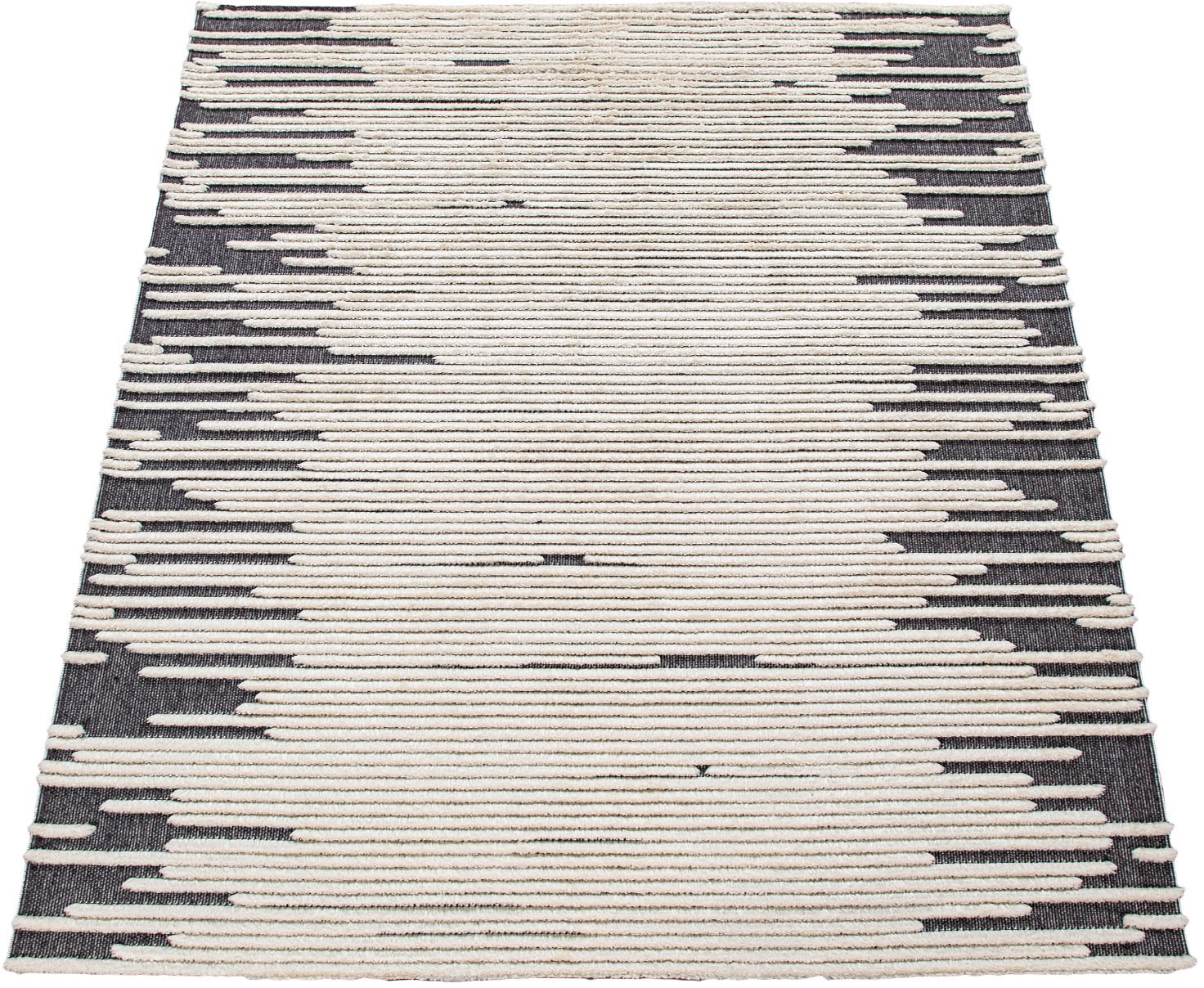 Image of Paco Home Teppich »Saragossa 582«, rechteckig, 20 mm Höhe, Hoch-Tief Effekt, modernes Design, ideal im Wohnzimmer & Schlafzimmer bei Ackermann Versand Schweiz