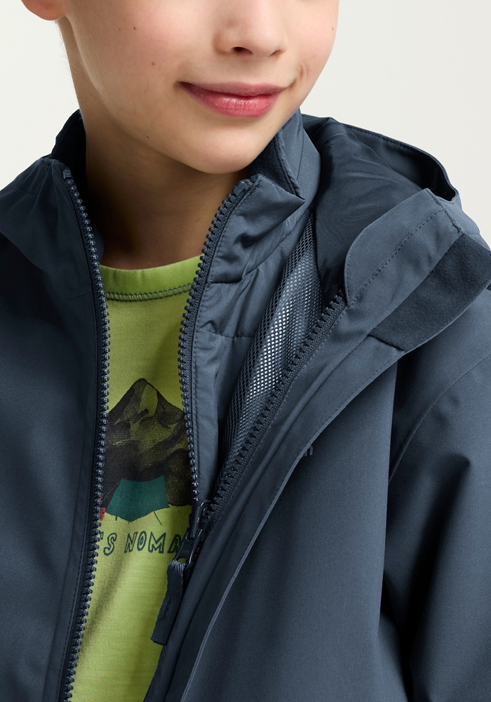 Jack Wolfskin Veste fonctionnelle 3 en 1 »HYBRID 3IN1 JACKET K« 3in1, wasserdicht, Übergangsjacke/Winterjacke