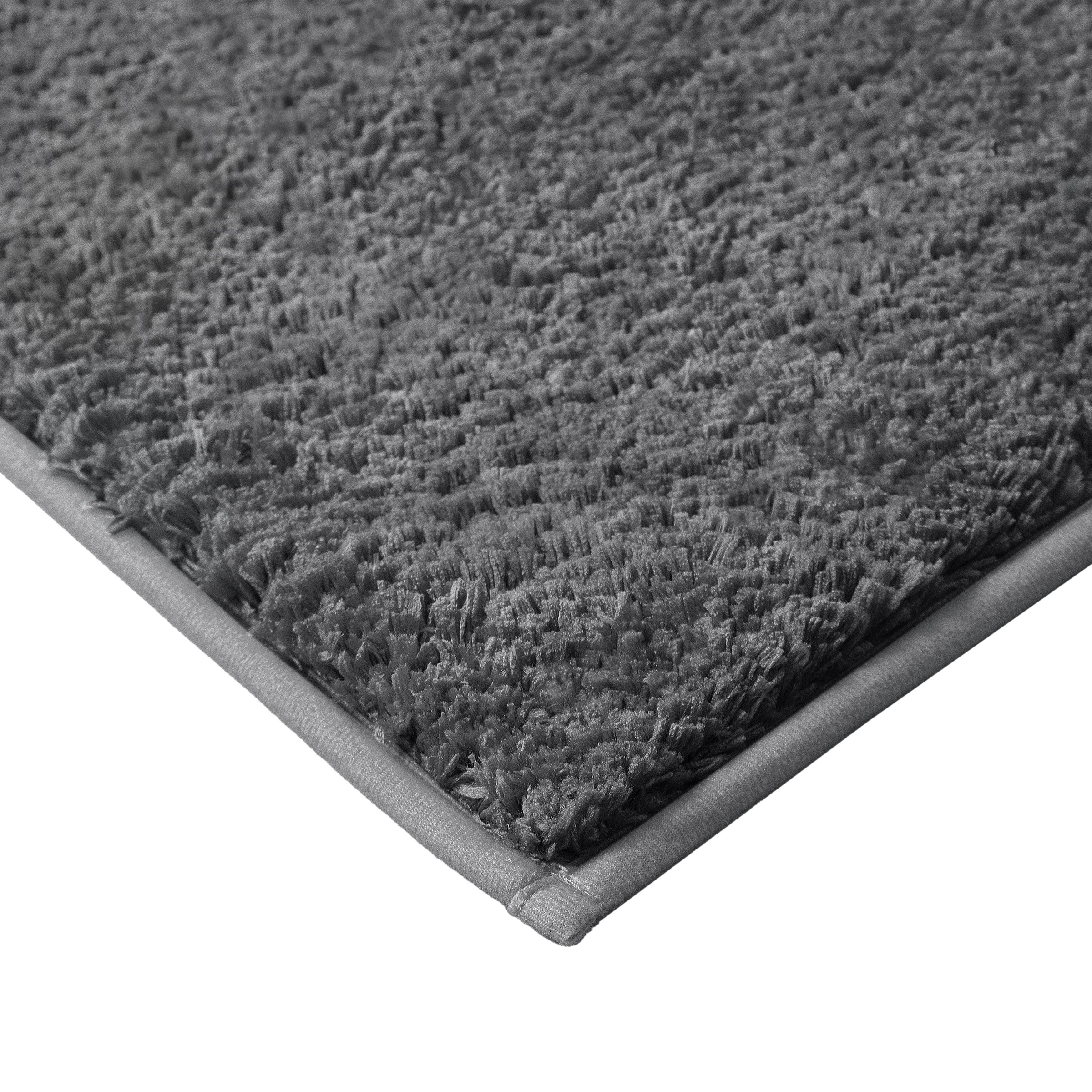 my home Badematte »Juna, Badteppich«, rutschhemmend beschichtet, fussbodenheizungsgeeignet-strapazierfähig, besonders weich, Badematten, unifarben