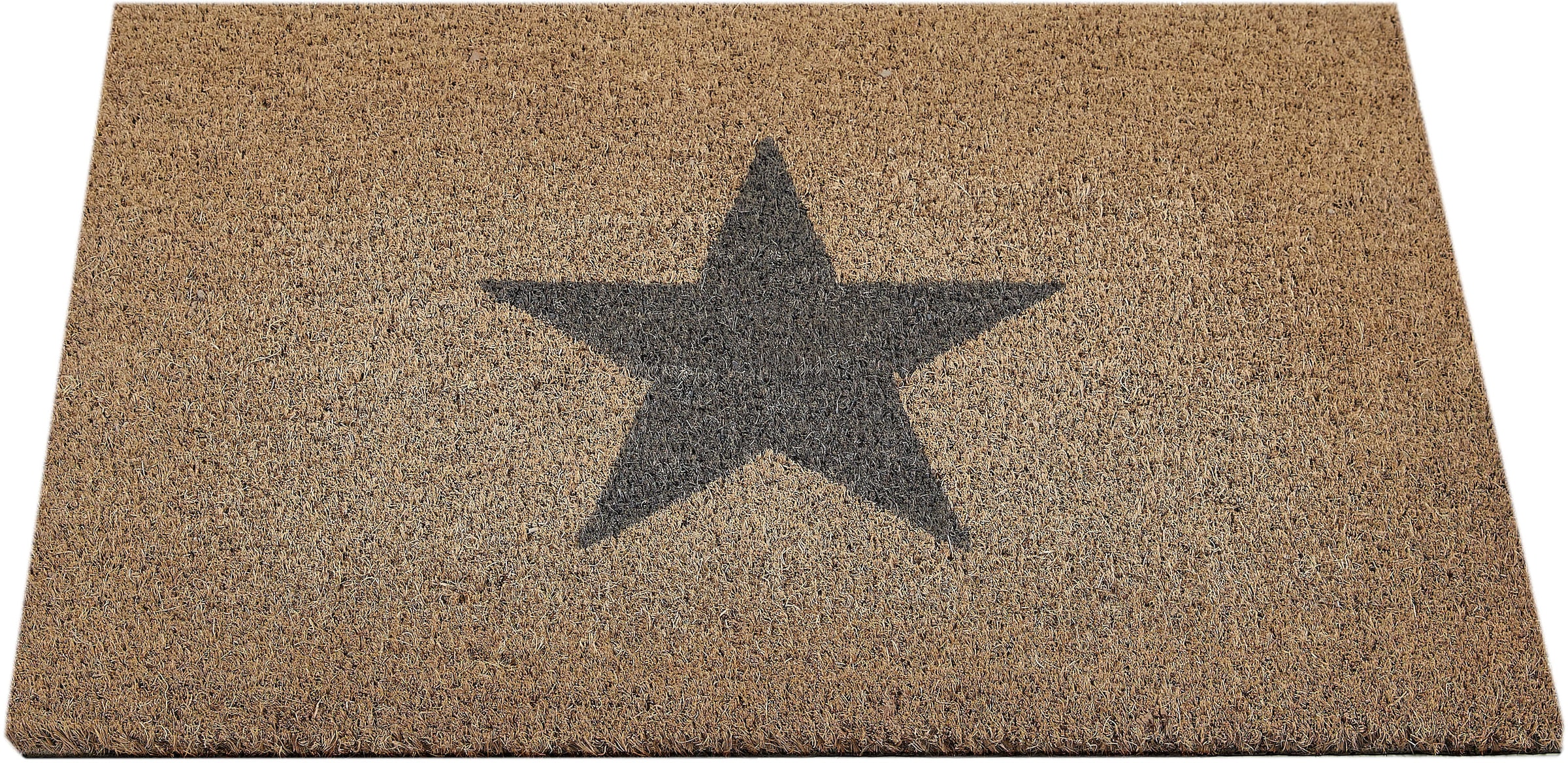 Andiamo Fussmatte »Kokos Star«, rechteckig, Schmutzfangmatte, Motiv Sterne, In- und Outdoor geeignet