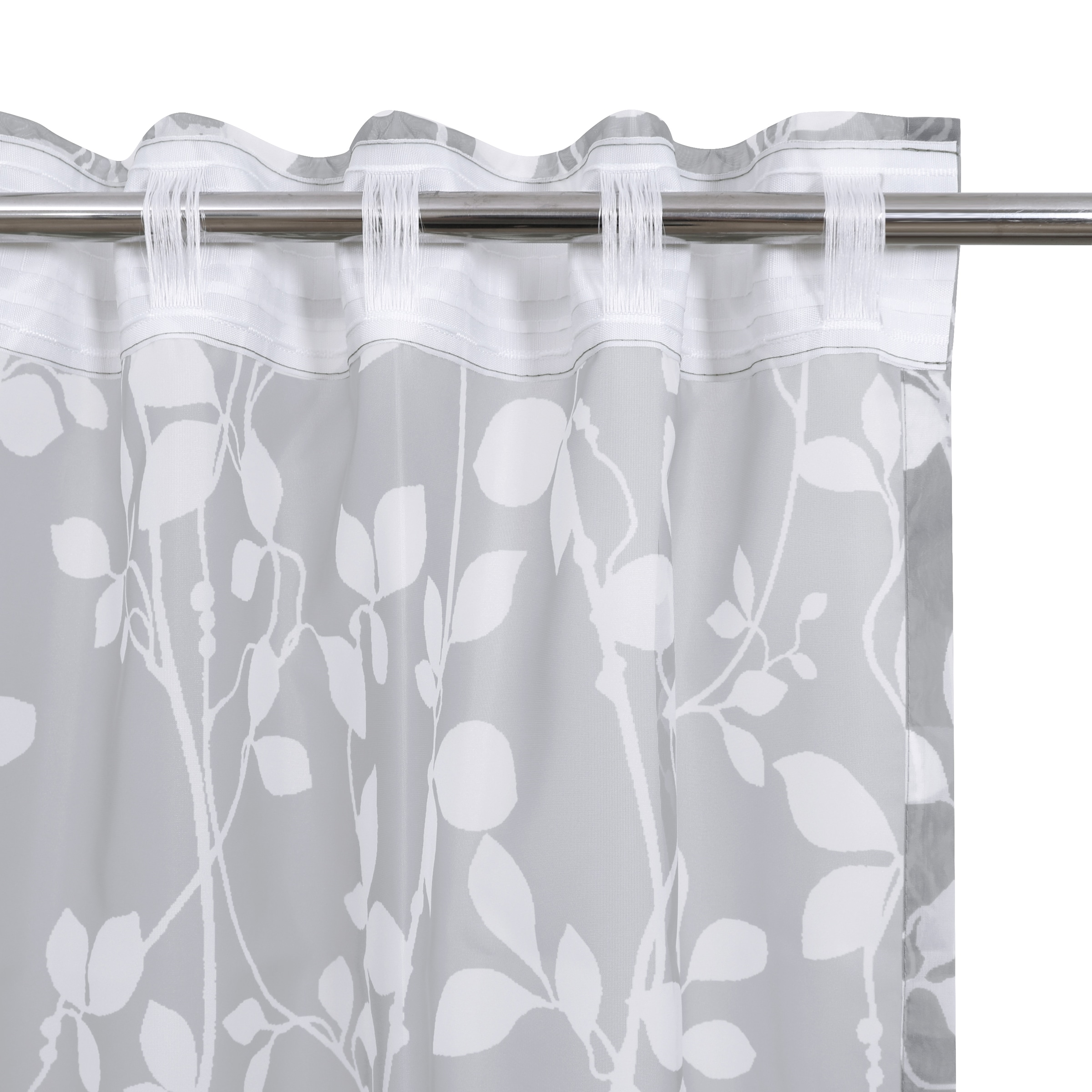 my home Rideau »Issoire« Bande multifonctionnelle 1 cuis tlg. Wohnzimmer, Schlafzimmer, Esszimmer, gemustert und halbtransparent