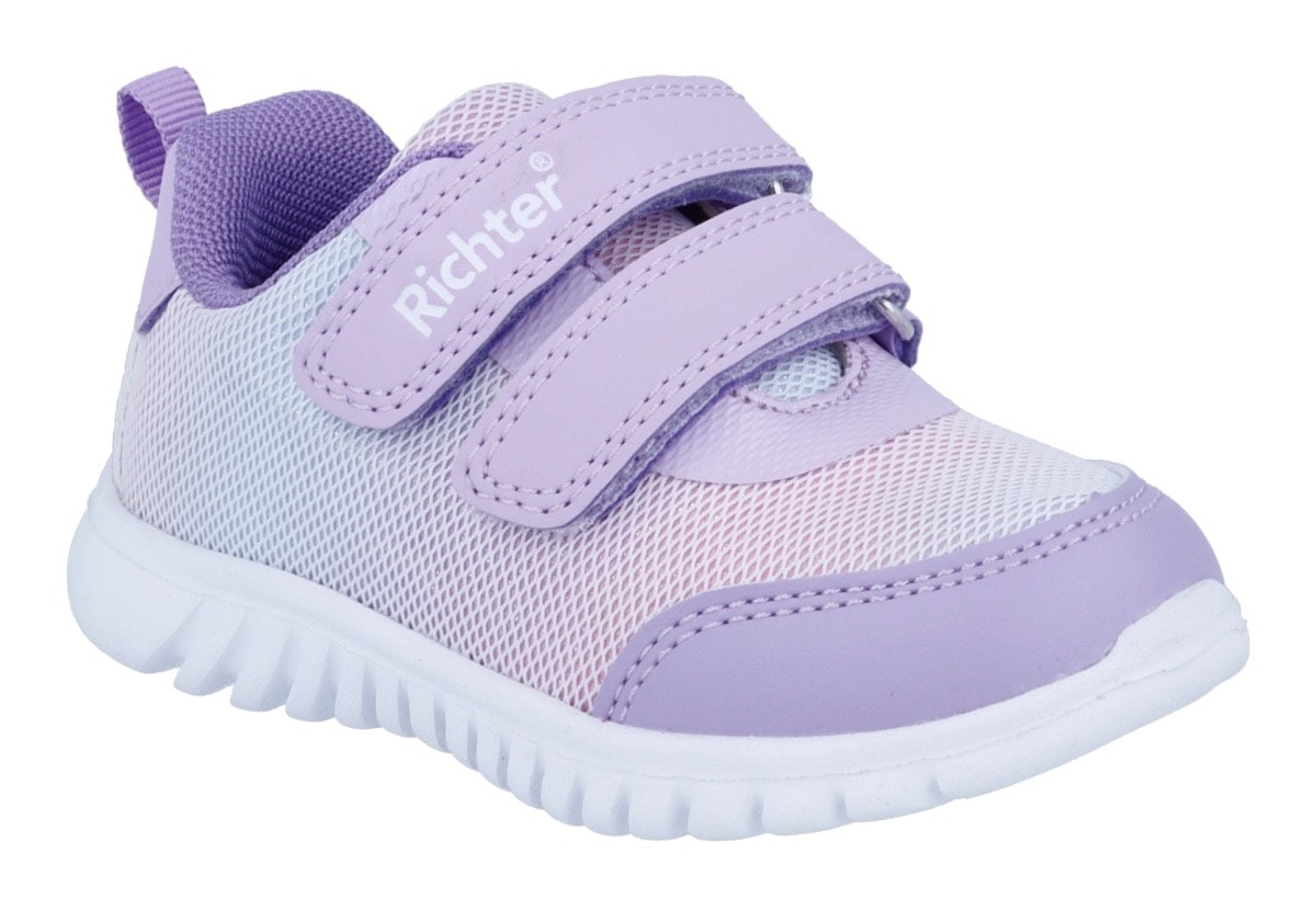 Richter Chaussures à scratch »Wallaby«  chaussure enfant, avec dégradé de couleur, gabarit de taille à télécharger