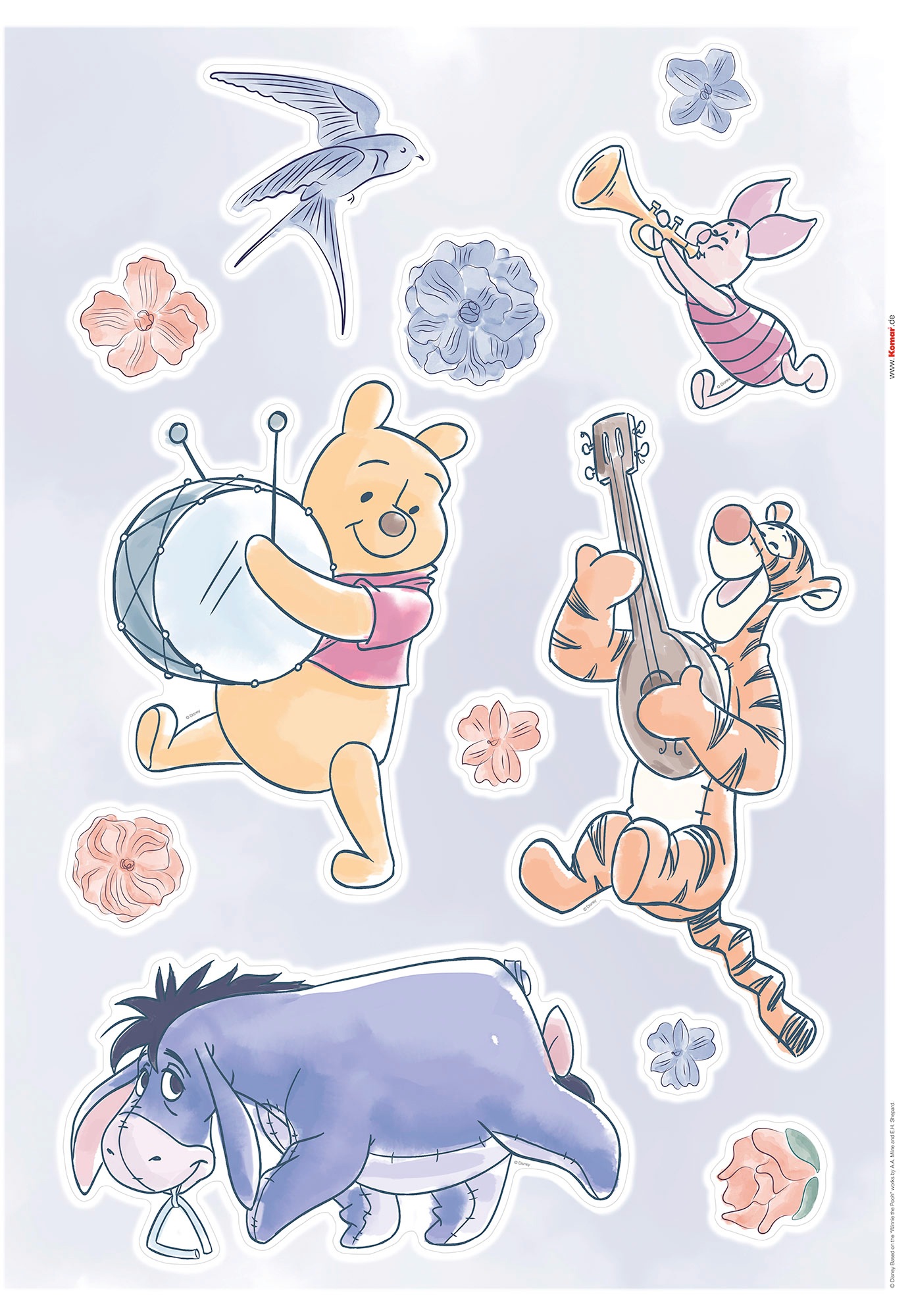 Image of Komar Wandtattoo »Winnie the Pooh«, (12 St.), 50 x 70 cm bei Ackermann Versand Schweiz