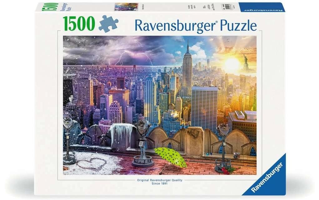 Ravensburger Puzzle »New York im Winter und Sommer«