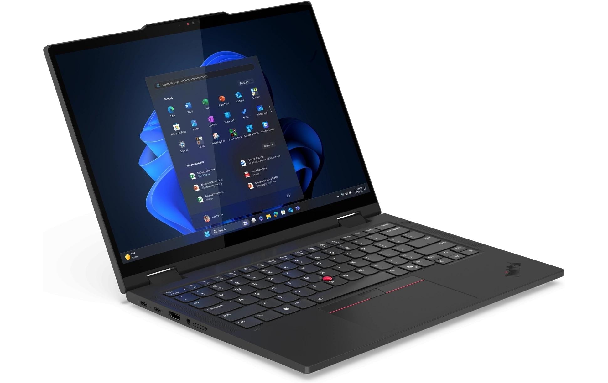 Lenovo Notebook »ThinkPad T14s 2-in-1 G1 (Intel)«, / 14 Zoll, Intel, Core Ultra 7, Intel Graphics, Active Pen Support, Webcam
