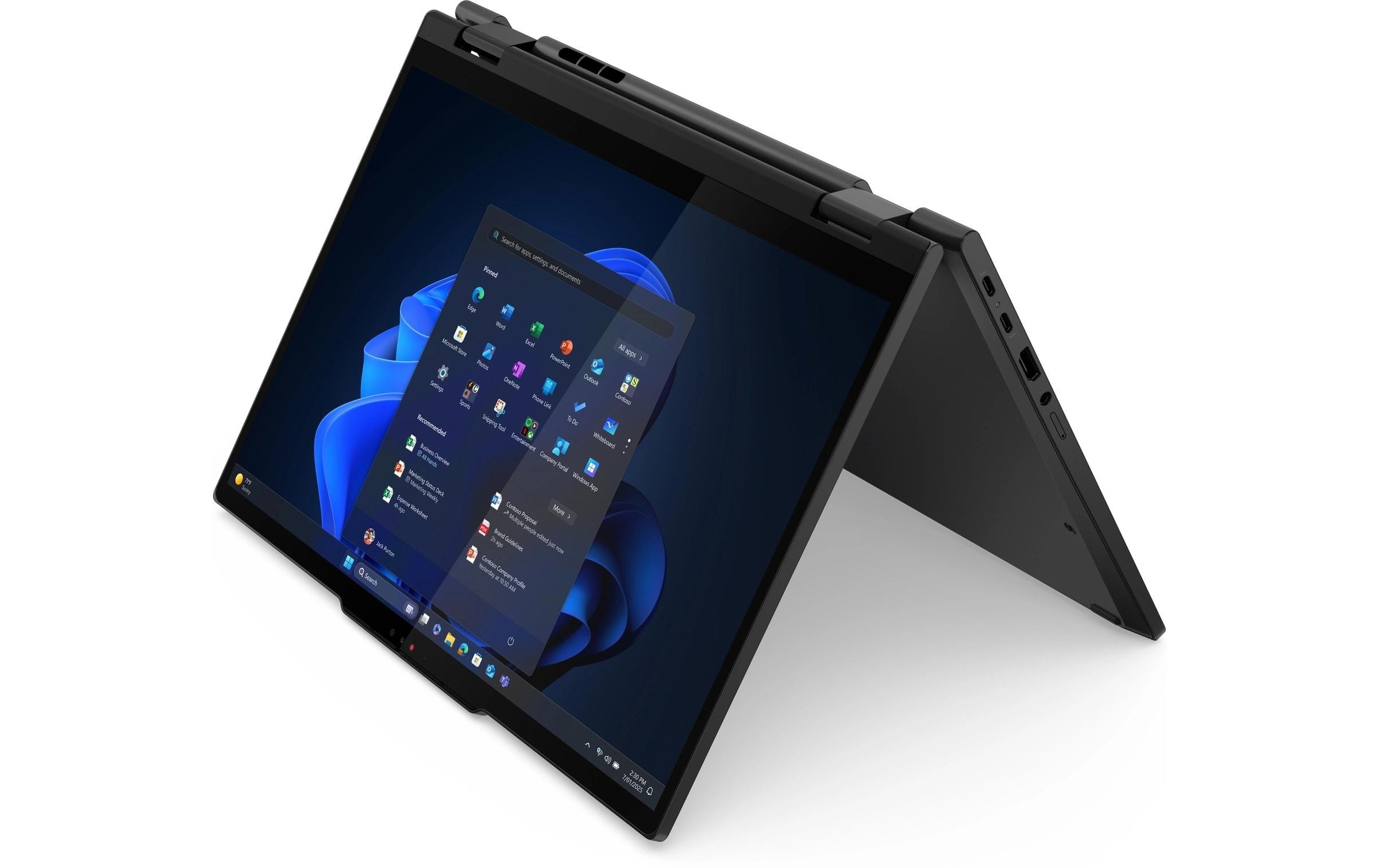 Image of Lenovo Notebook "ThinkPad T14s 2-in-1 G1" / 14 ″ Intel Core Ultra 7 Intel Graphics Active Pen Support, Webcam