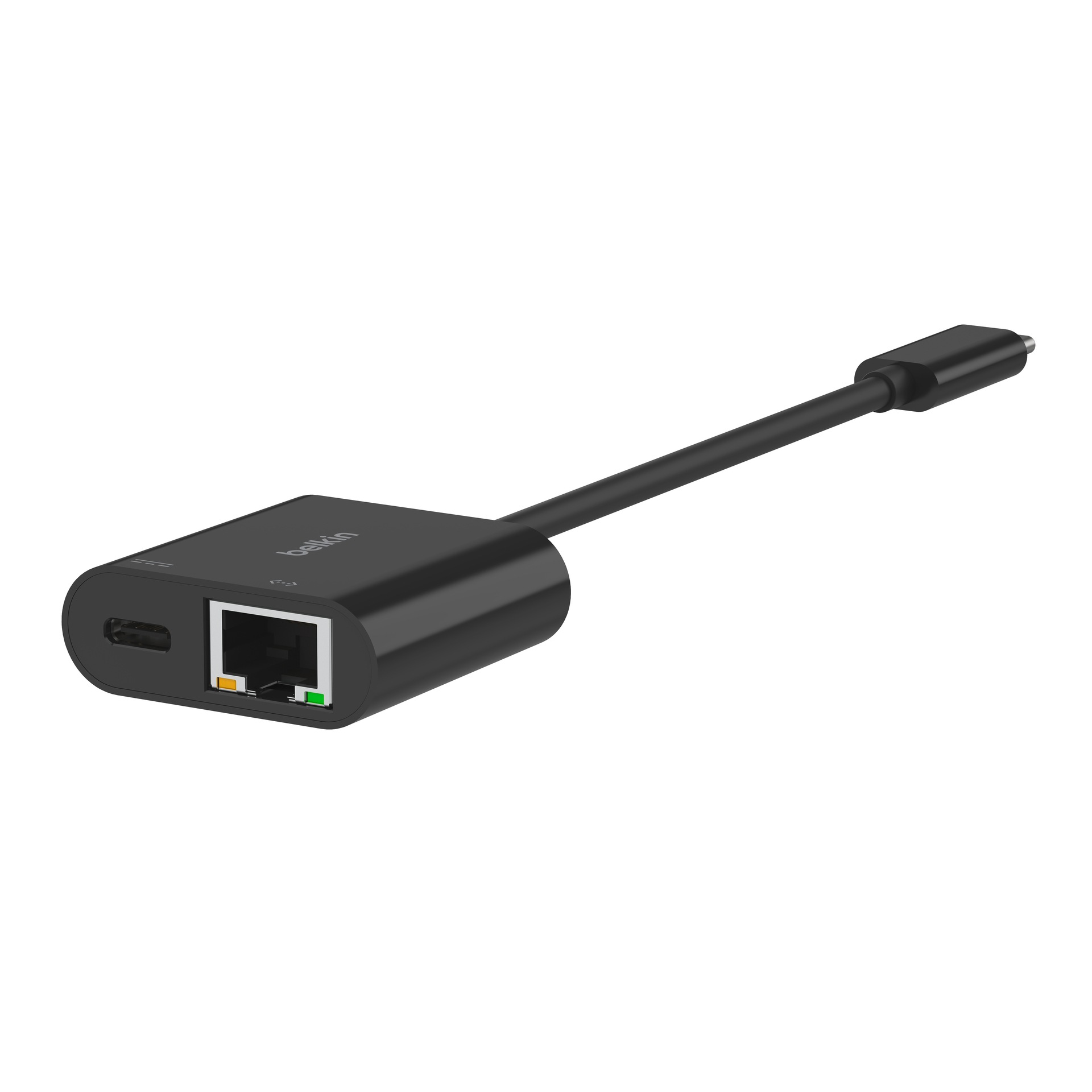 Belkin Netzwerk-Adapter »Connect USB-C zu Ethernet Adapter + 100 W Power Delivery« 10/100/1000 Mbit/s, PD 3.0
